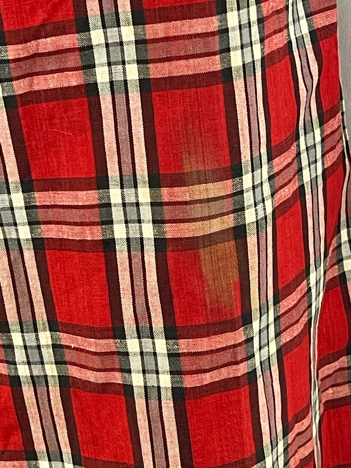 Volup Red Plaid Pedal Pushers