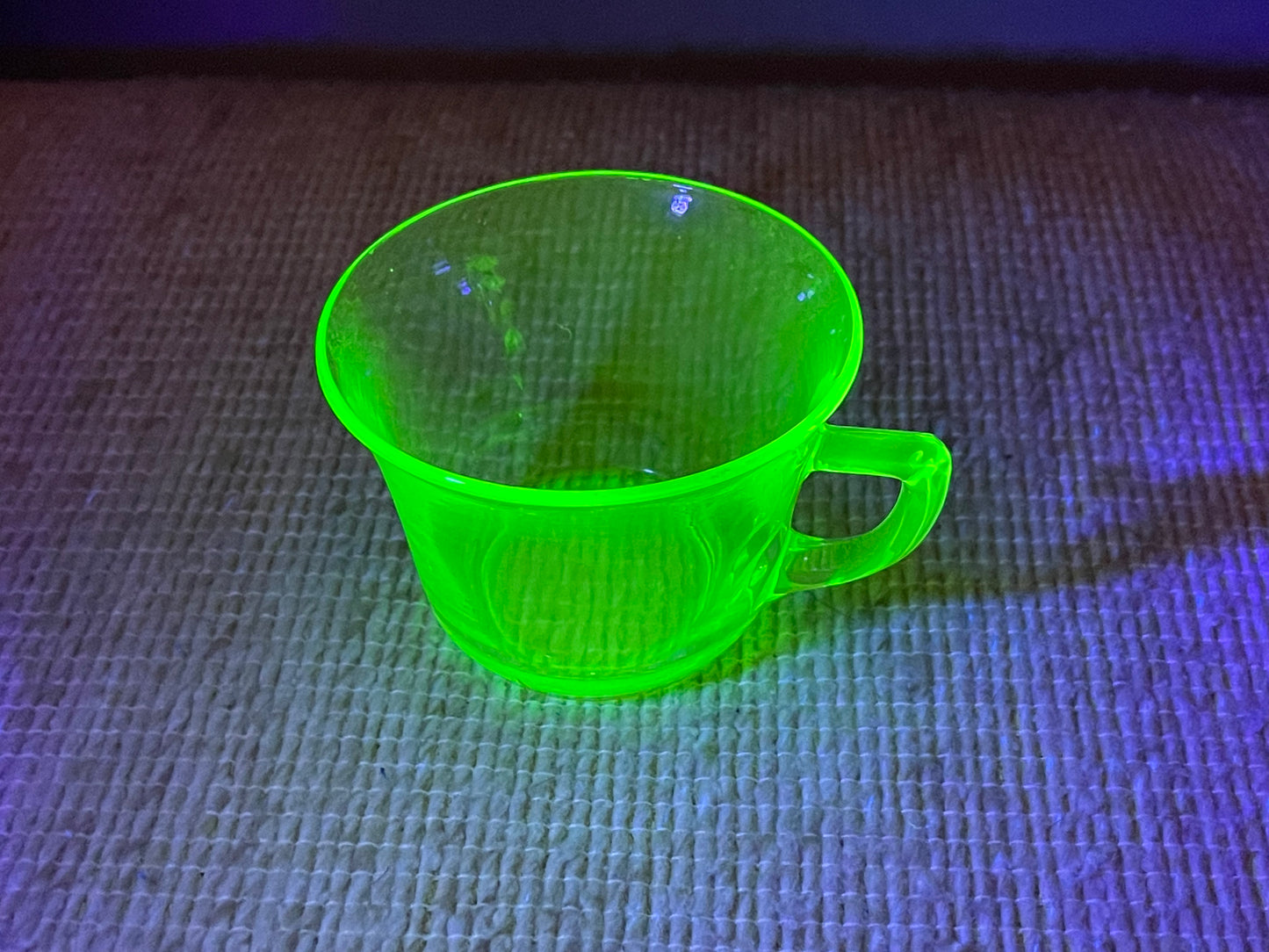 Uranium Glass Teacup