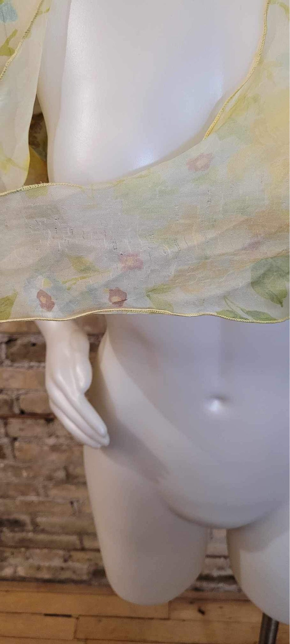 Sheer Floral Bolero