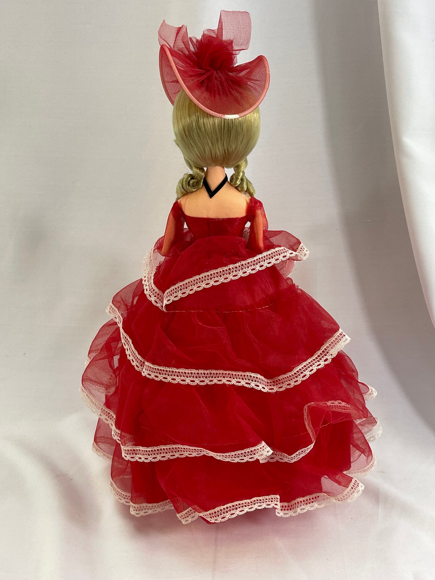 70s Bradley Doll Red Dress