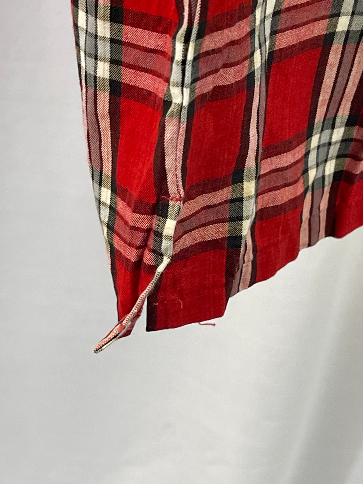 Volup Red Plaid Pedal Pushers