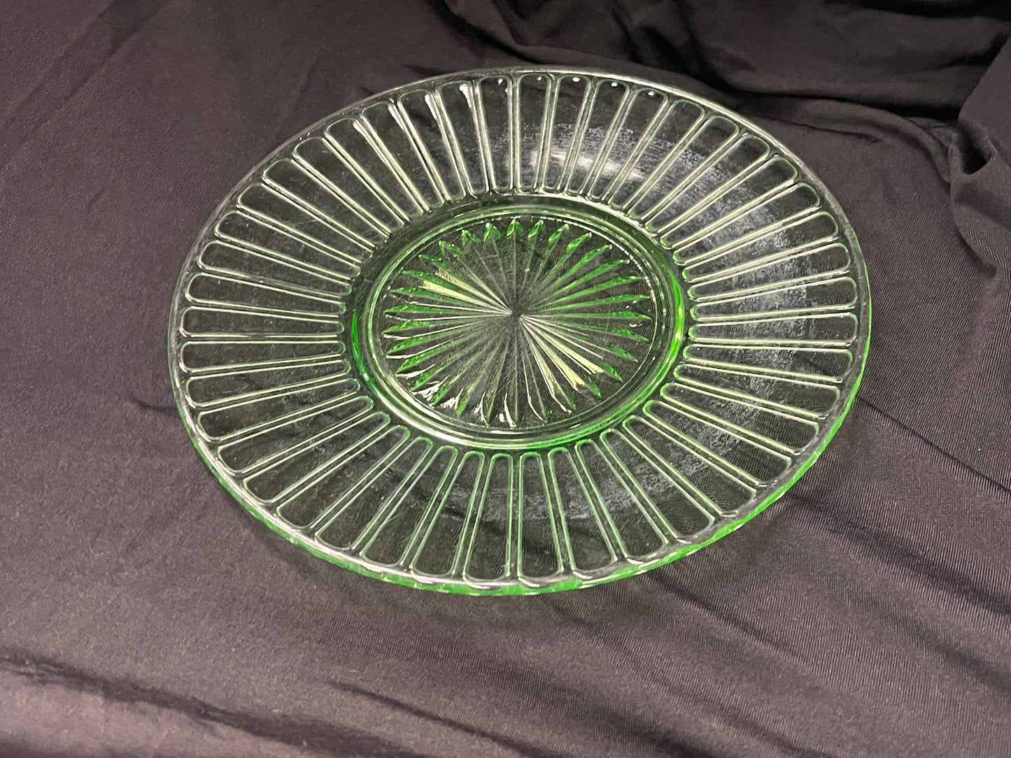 Uranium Glass Plate