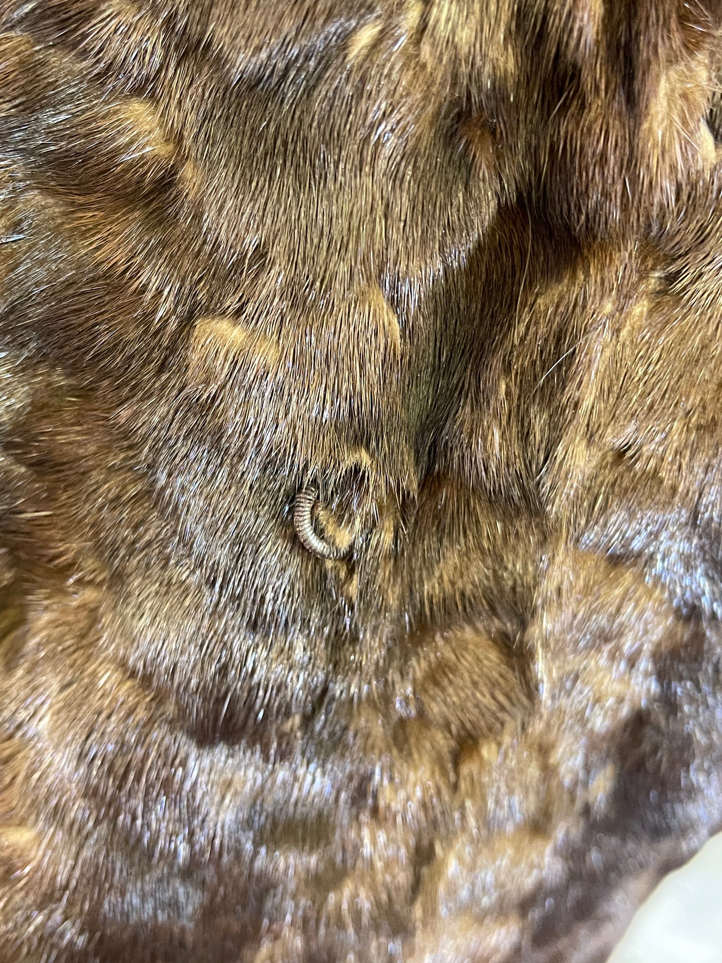 George Vares Herringbone Mink Coat