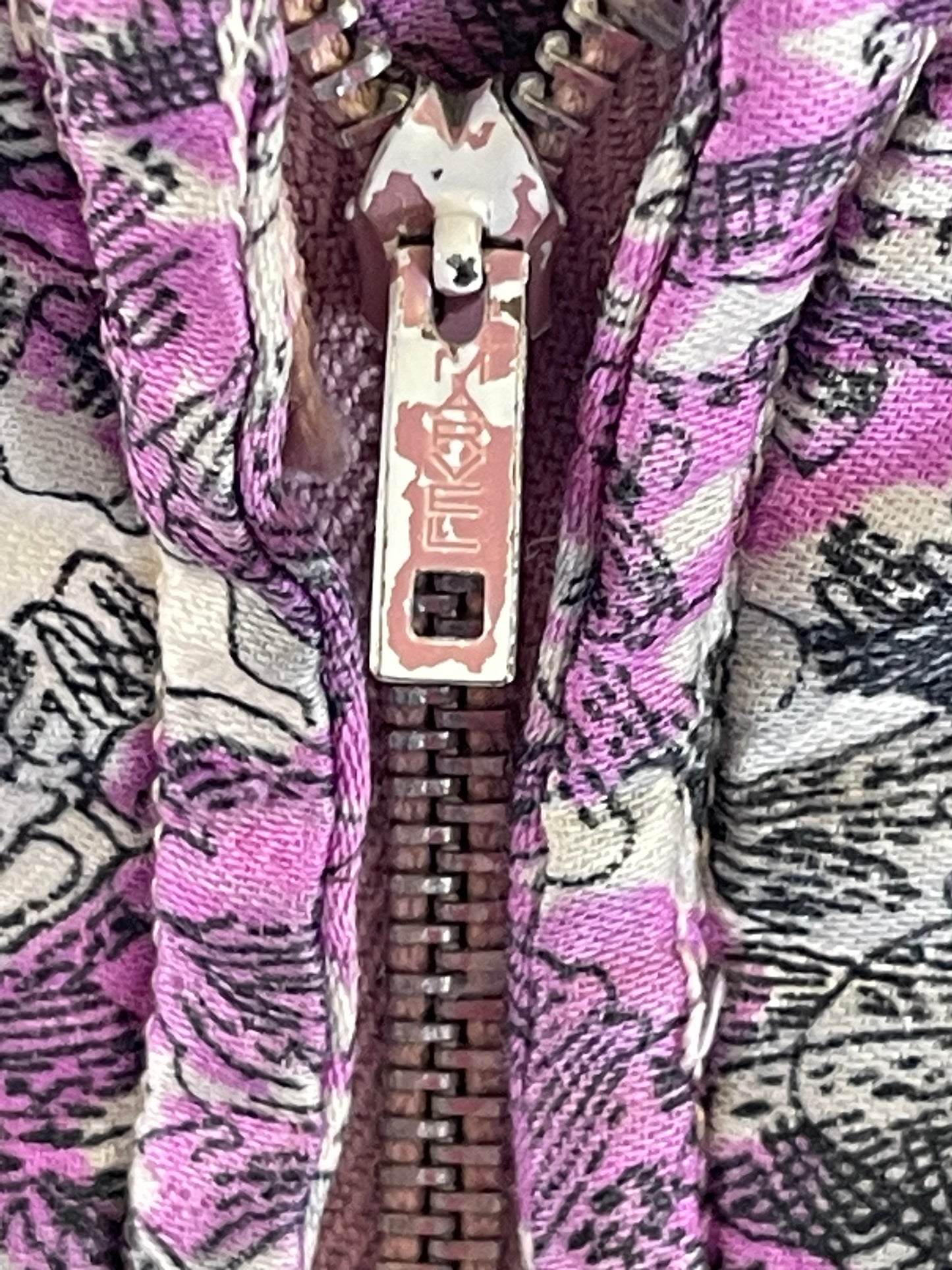 40s Purple Novelty Skirt