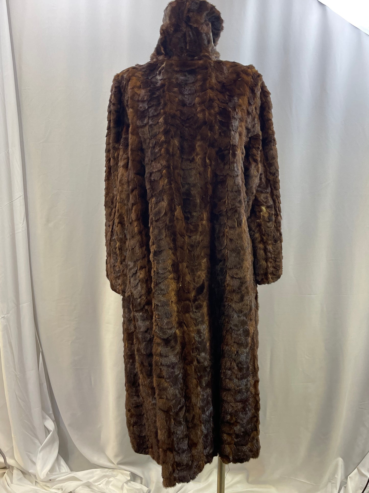 Herringbone Mink Coat