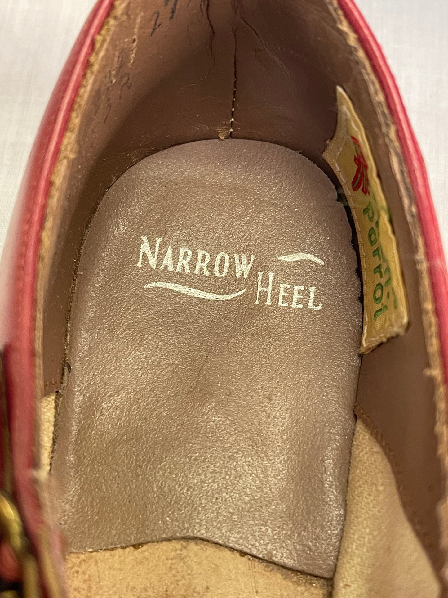 Poll-Parrot Girl’s Red Leather Shoes