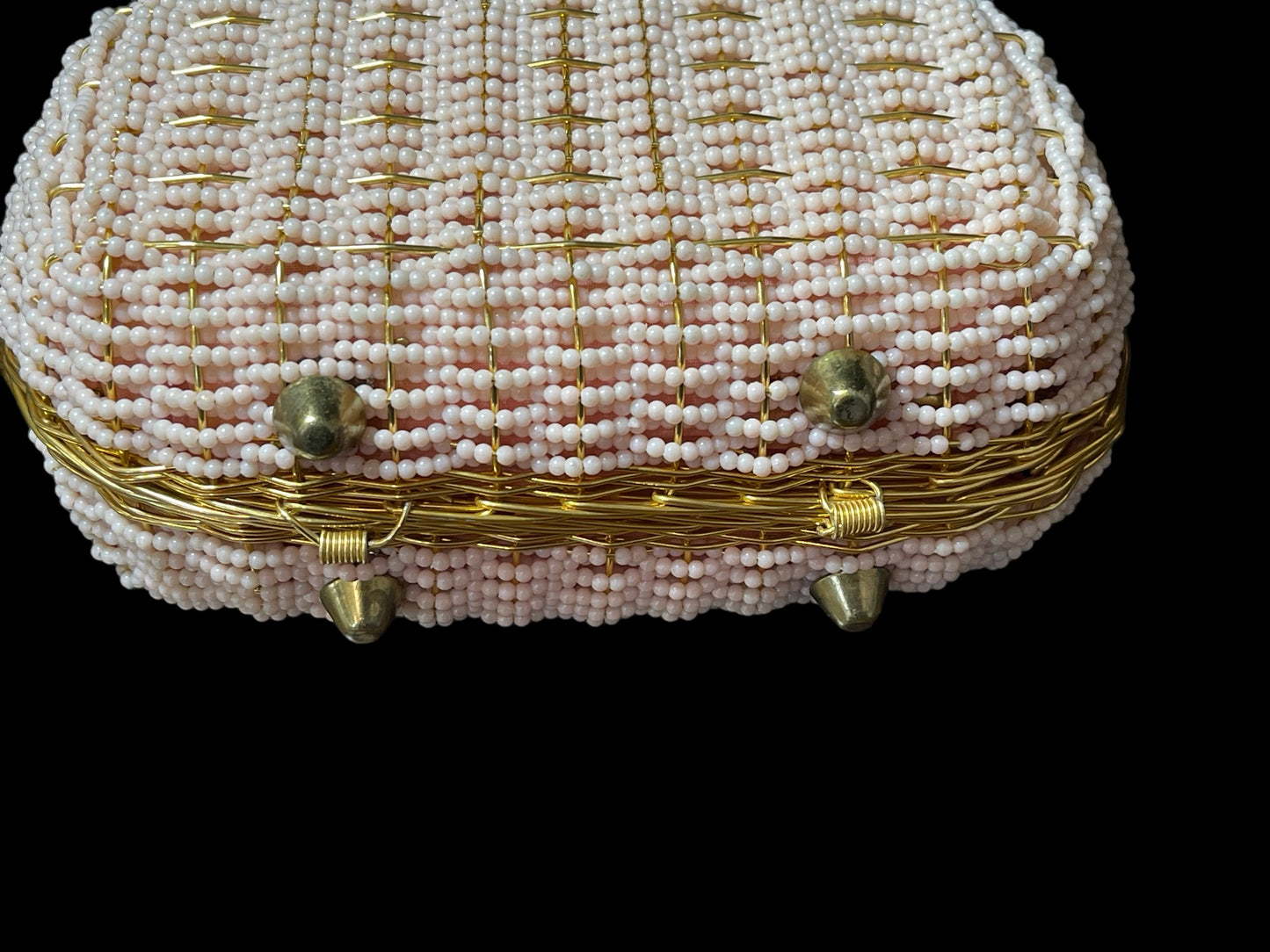 Pink Beaded Purse