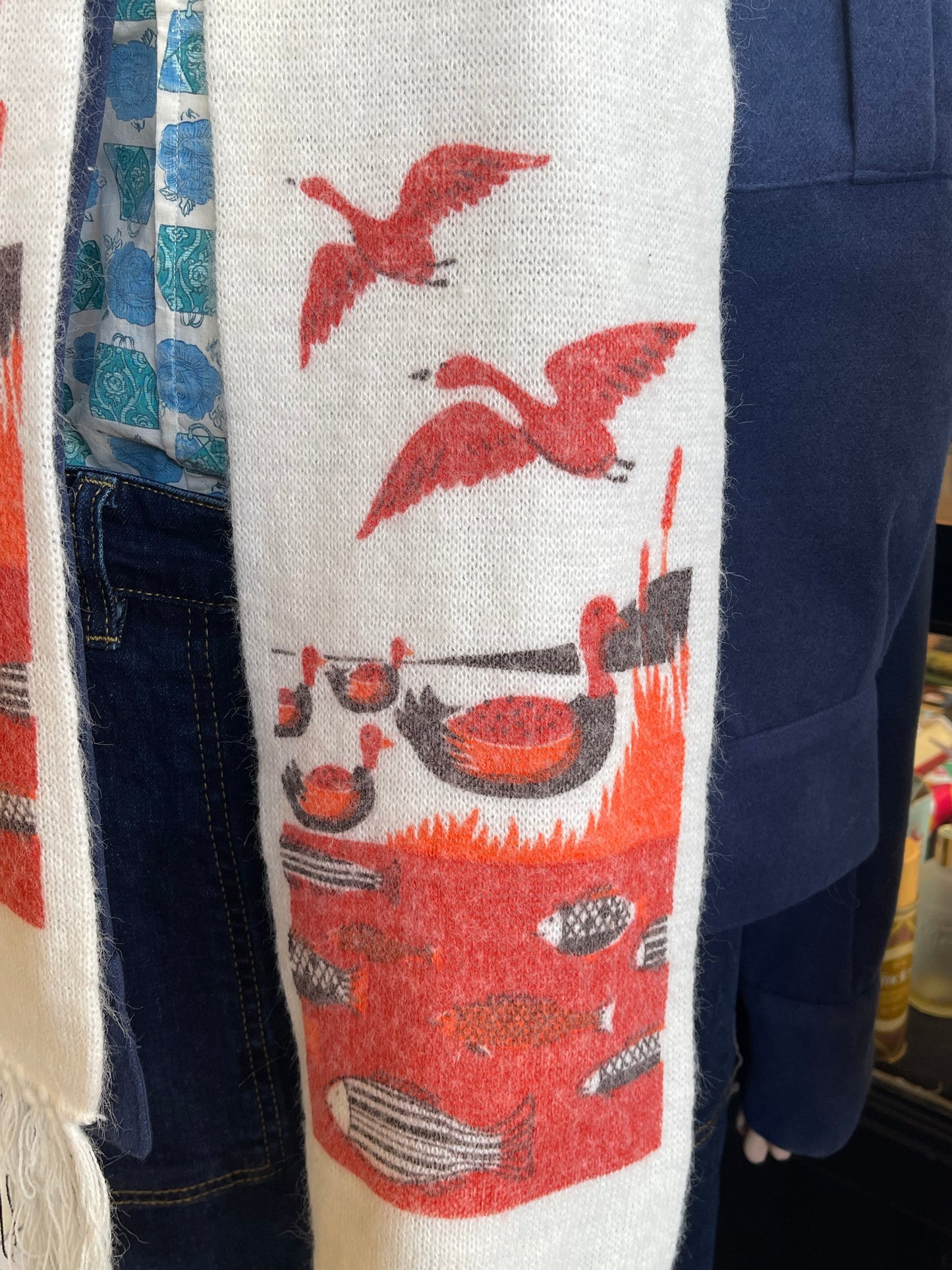 Vintage Duck Winter Scarf