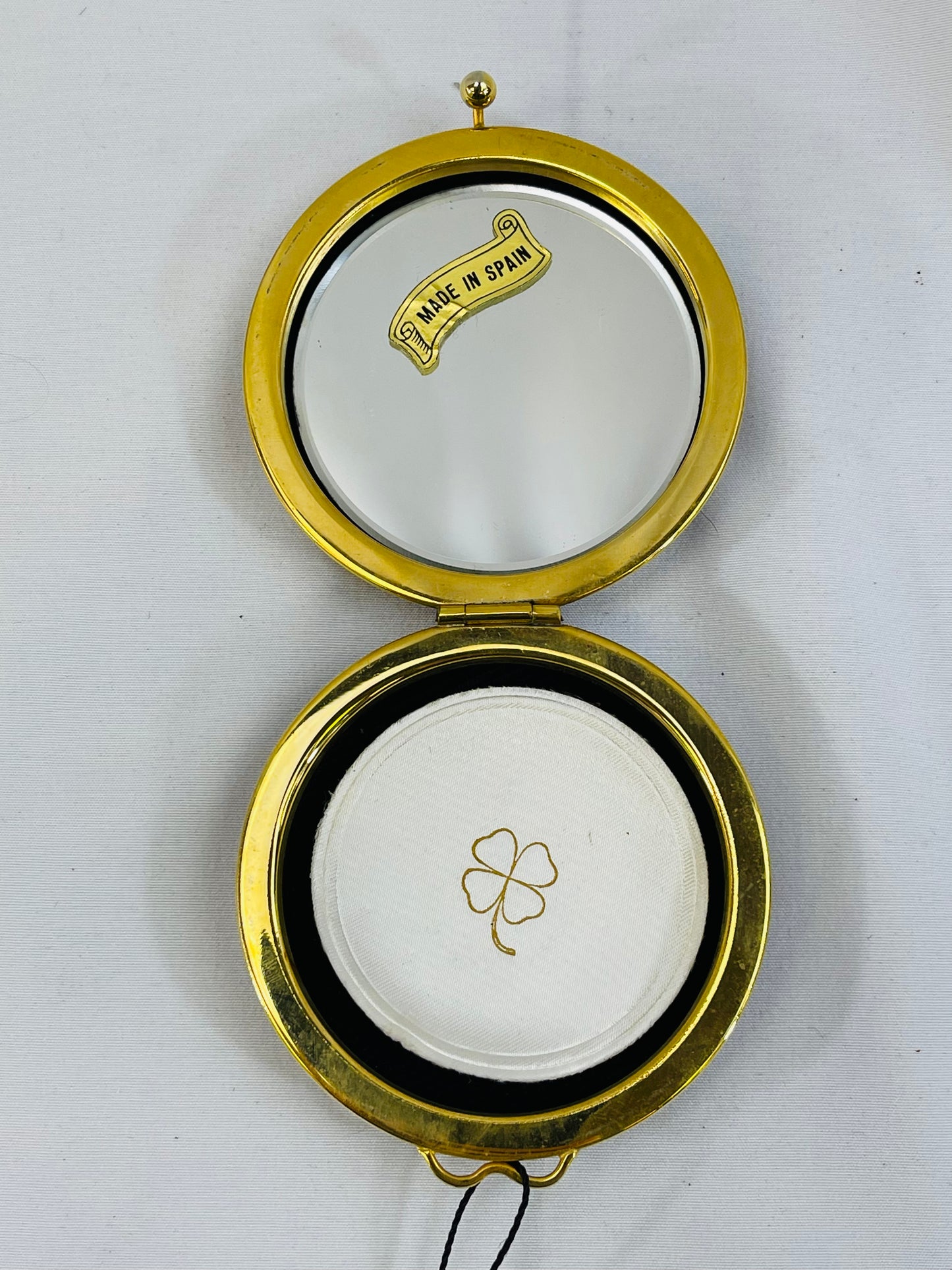 Faux Snakeskin Compact