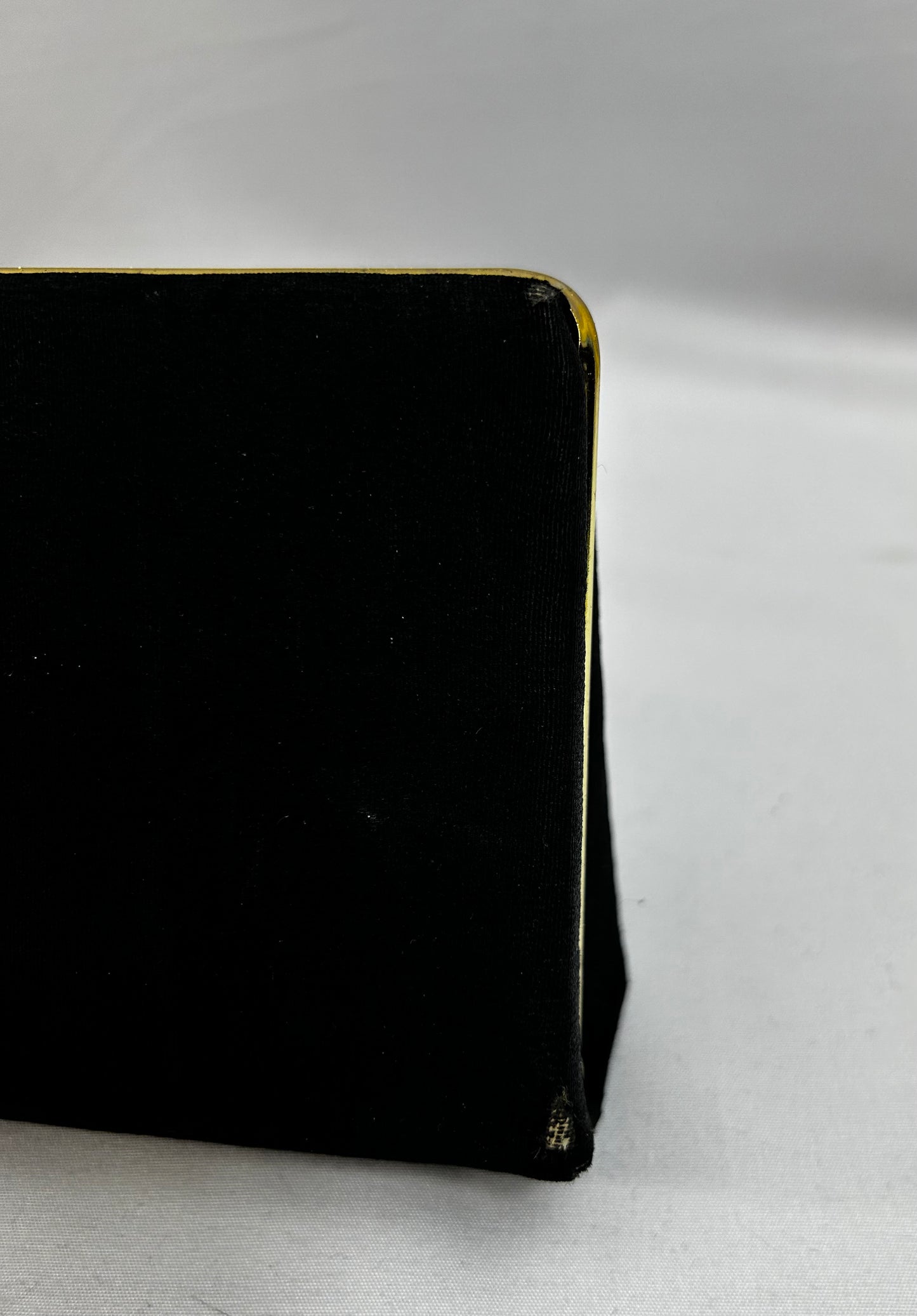 Black Rectangle Clutch with Bow