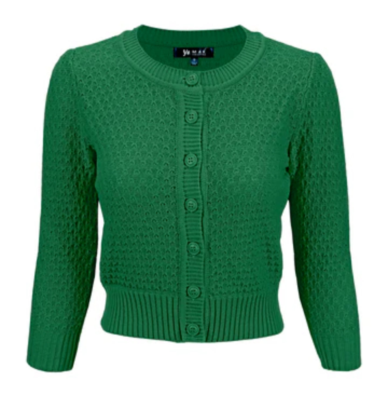 Ye Mak Classic Retro Cropped Cardigan