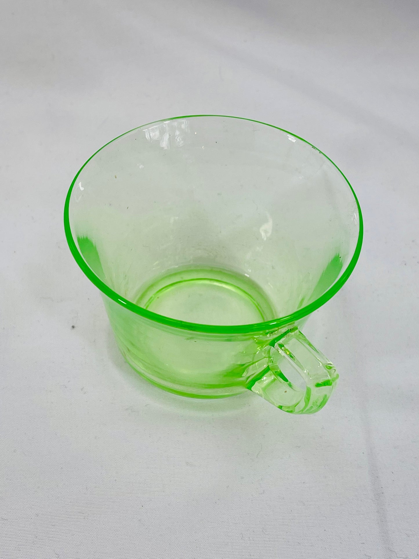 Uranium Glass Teacup