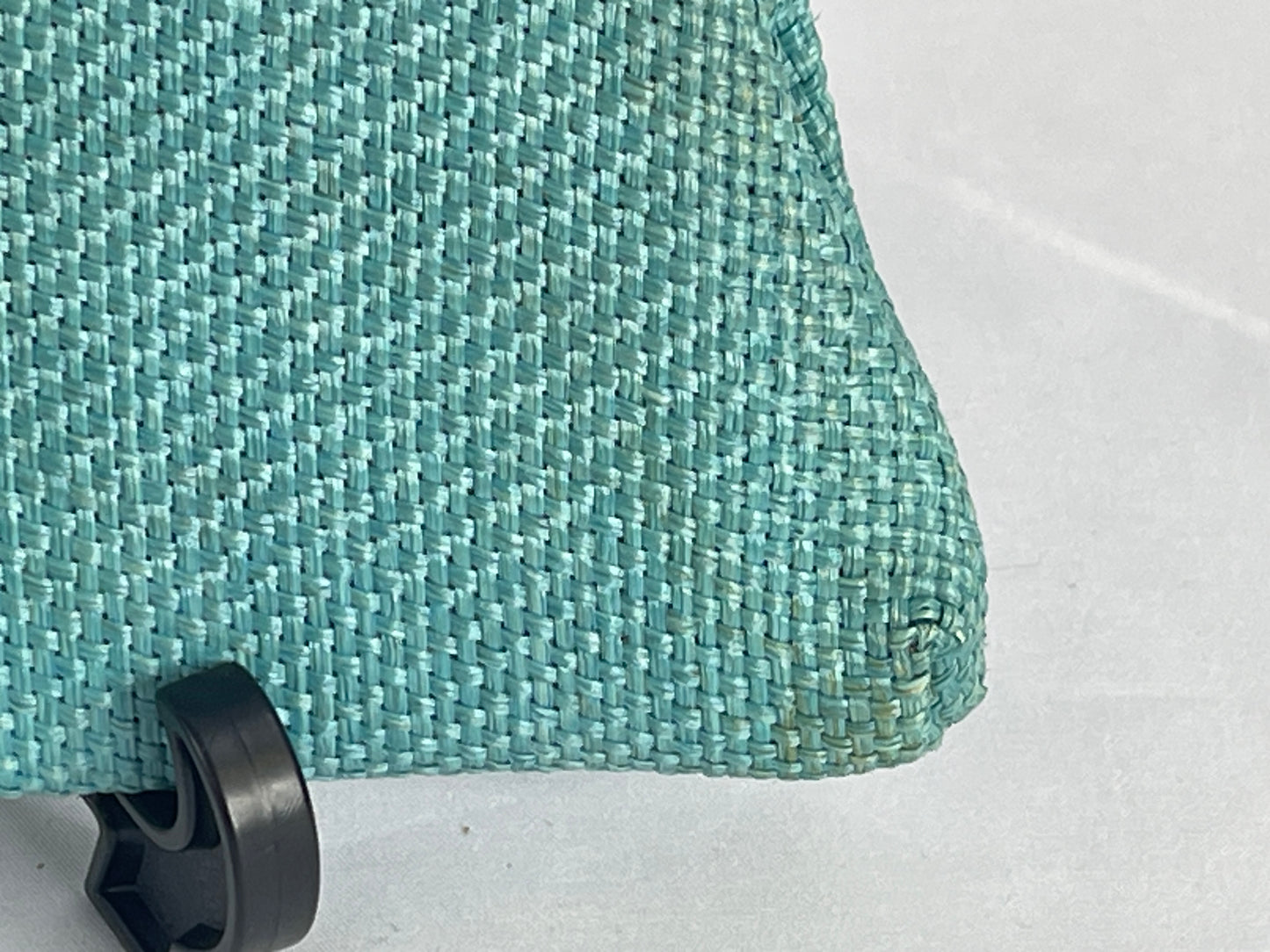 Teal Woven Clutch