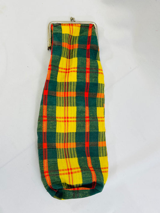 Fun Plaid Extra Long Purse