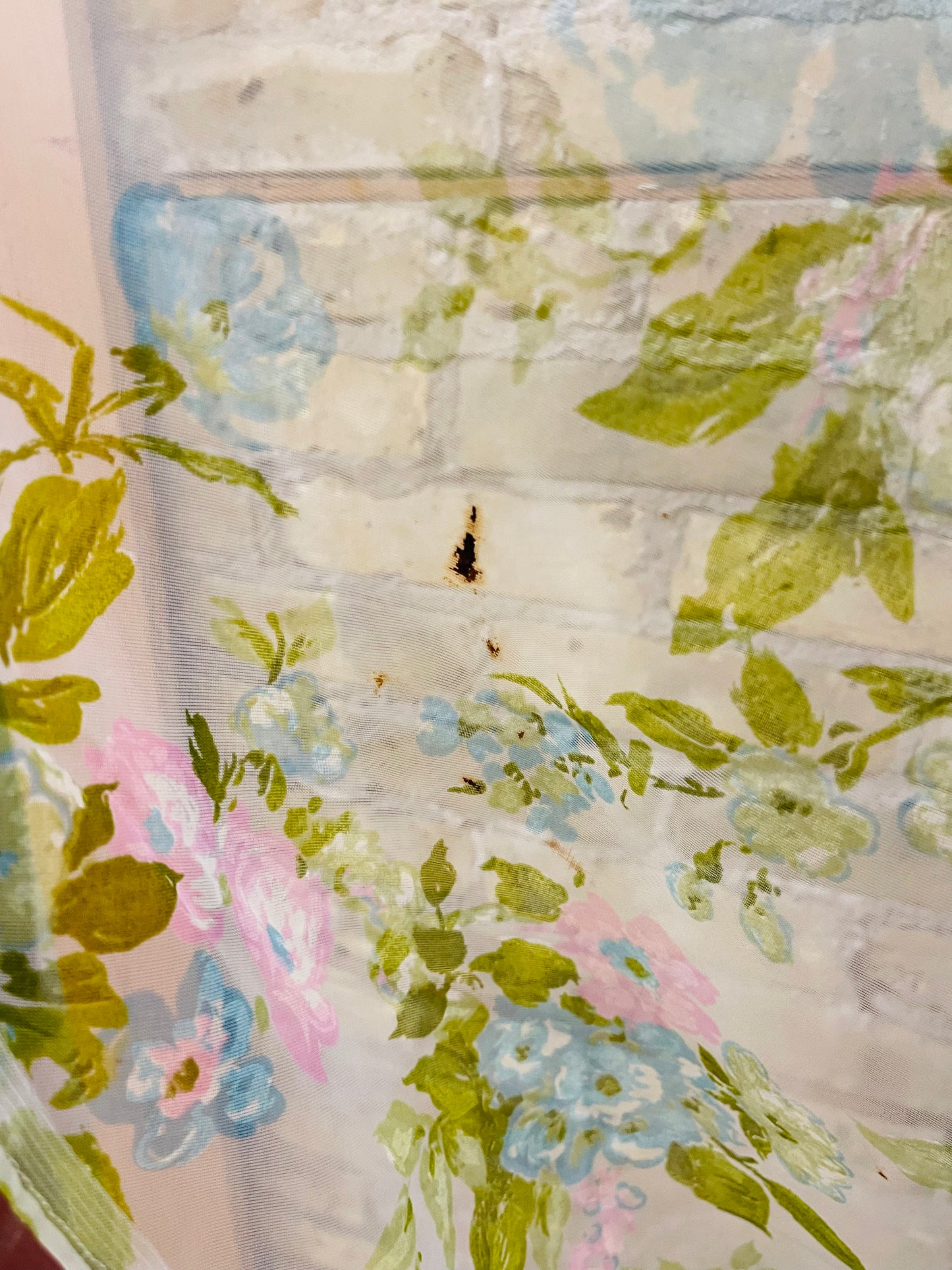 70s Floral Boho Maxi Dress