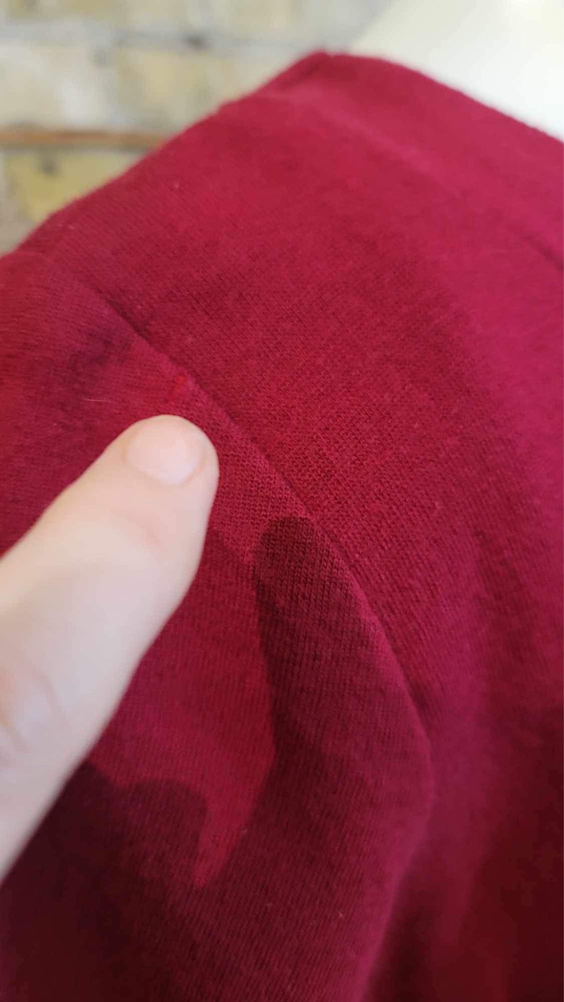 Severely Wounded Burgandy Dress