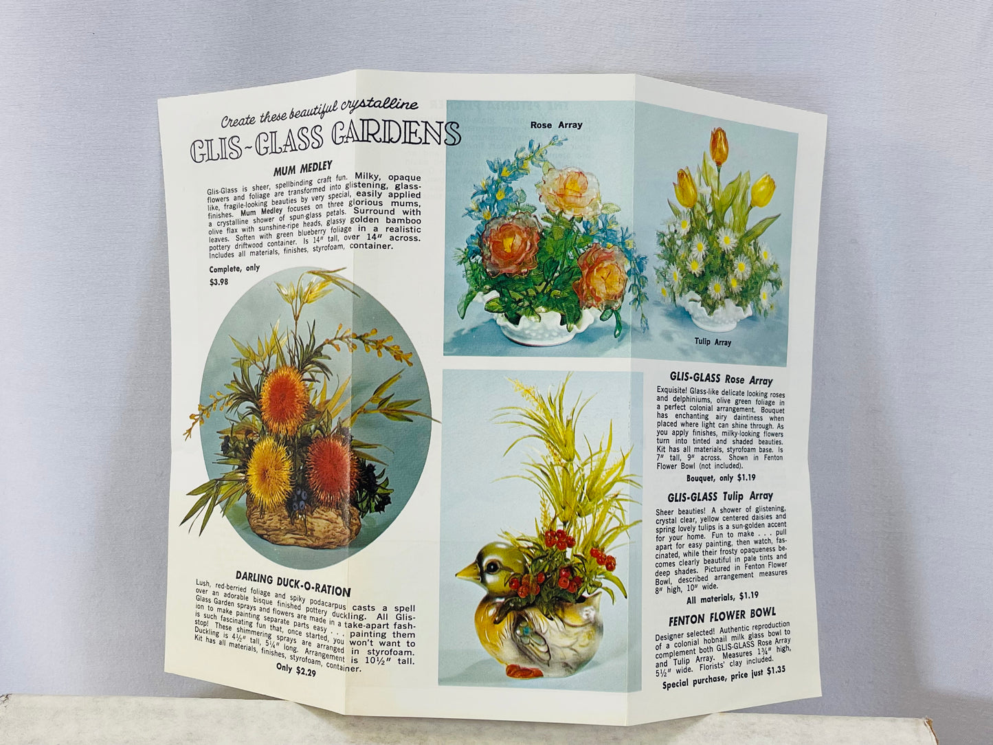 Vintage Fad of the Month Craft Project - Glis Glass