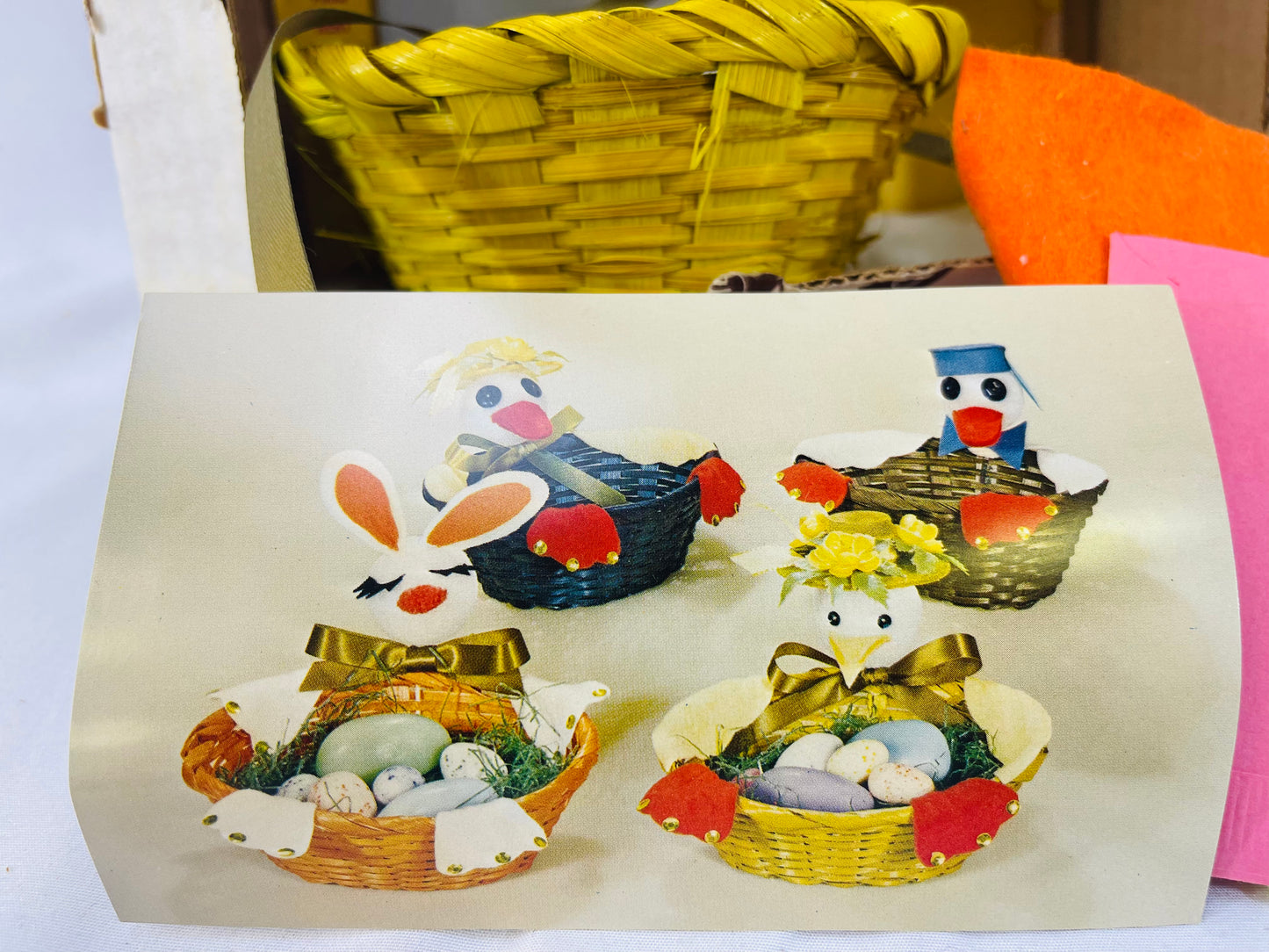 Vintage Fad of the Month Craft Project - Animal Basket