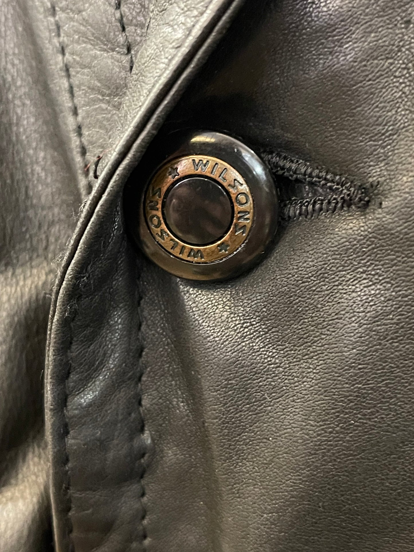 80s Leather Trench Coat