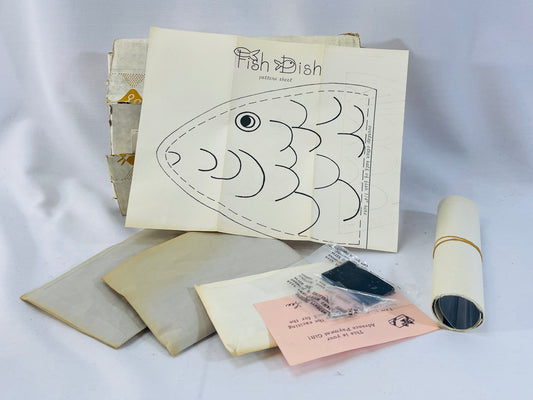 Vintage Fad of the Month Craft Project - Fish Dish