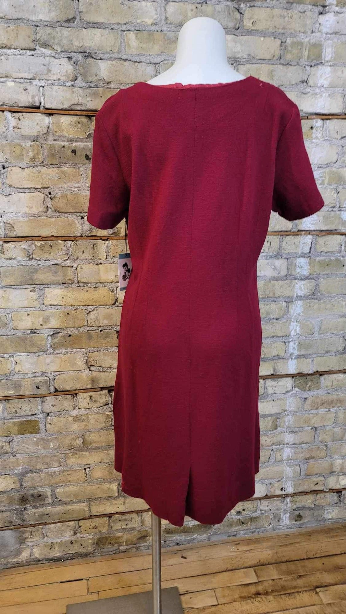 Severely Wounded Burgandy Dress