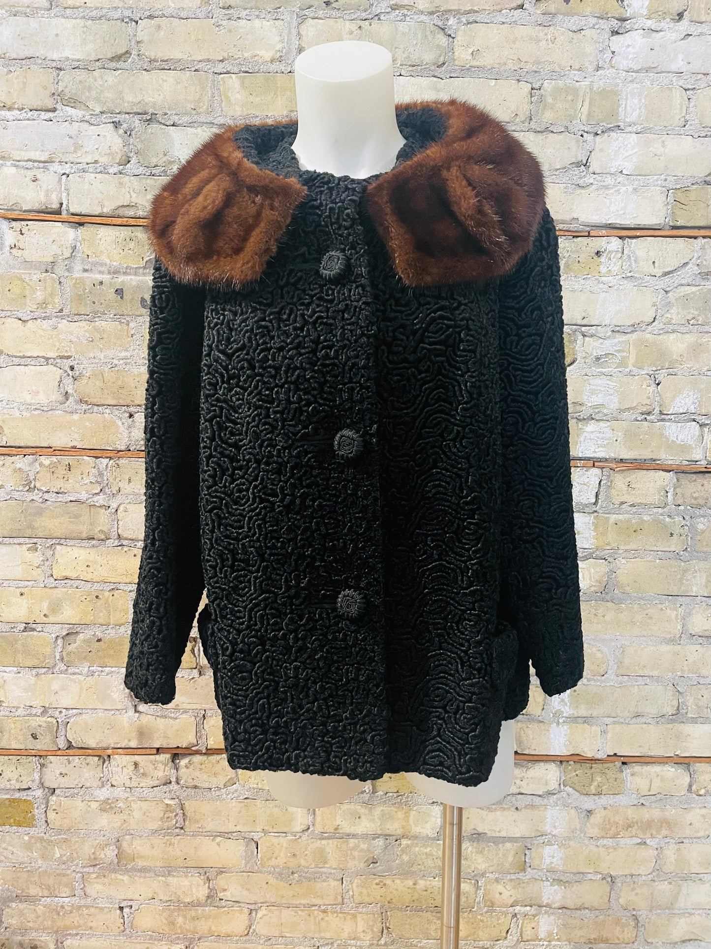 Black Persian Lamb Jacket