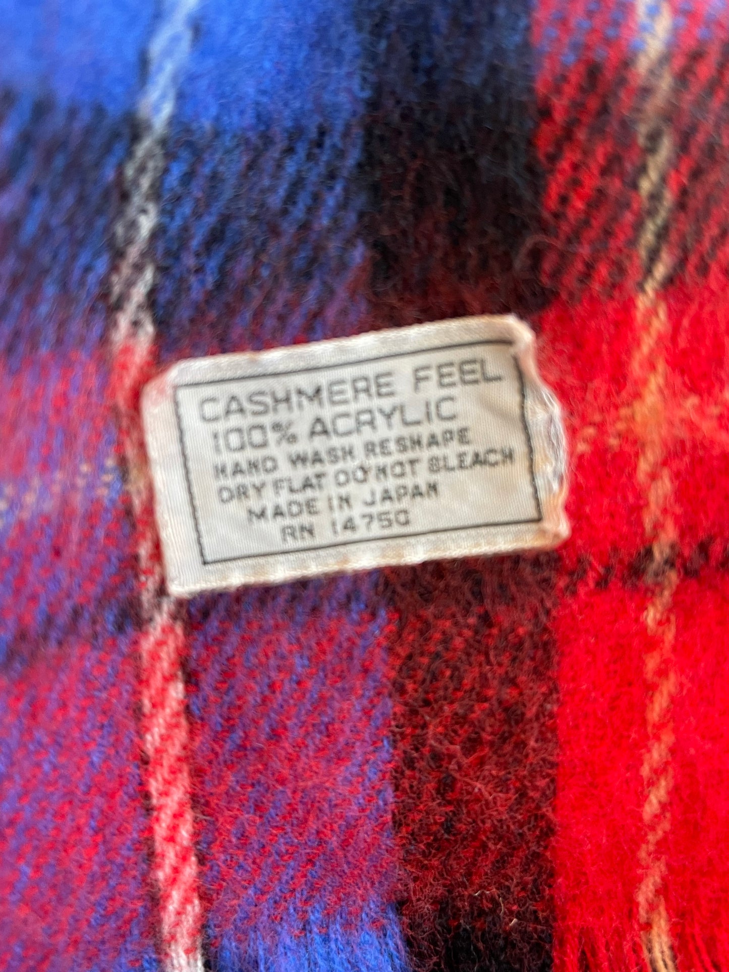 Vibrant Plaid Scarf
