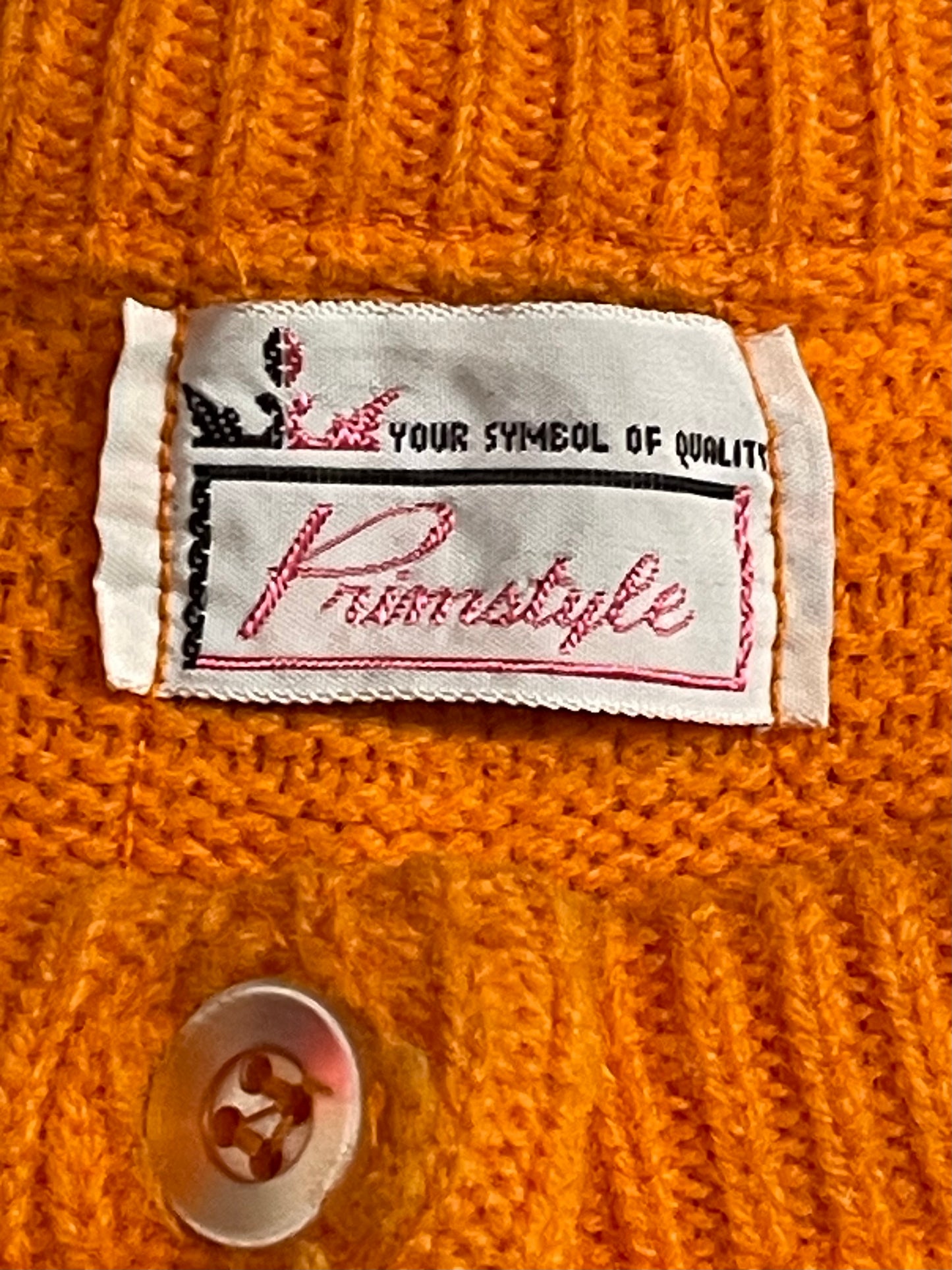 Primstyle Orange Cardigan