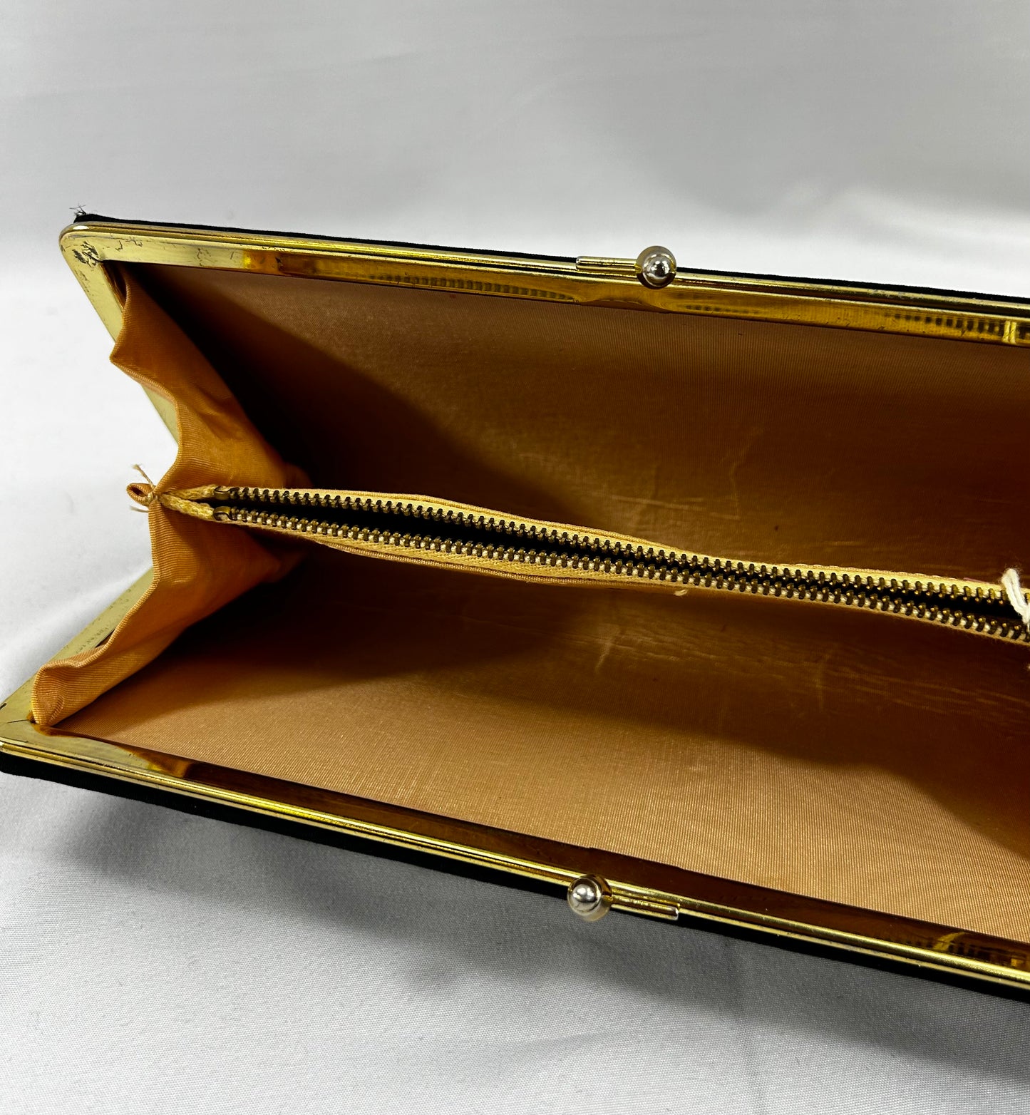 Black Rectangle Clutch with Bow