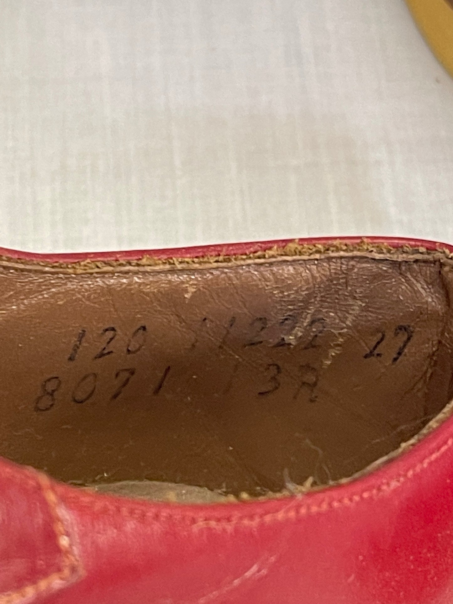 Poll-Parrot Girl’s Red Leather Shoes