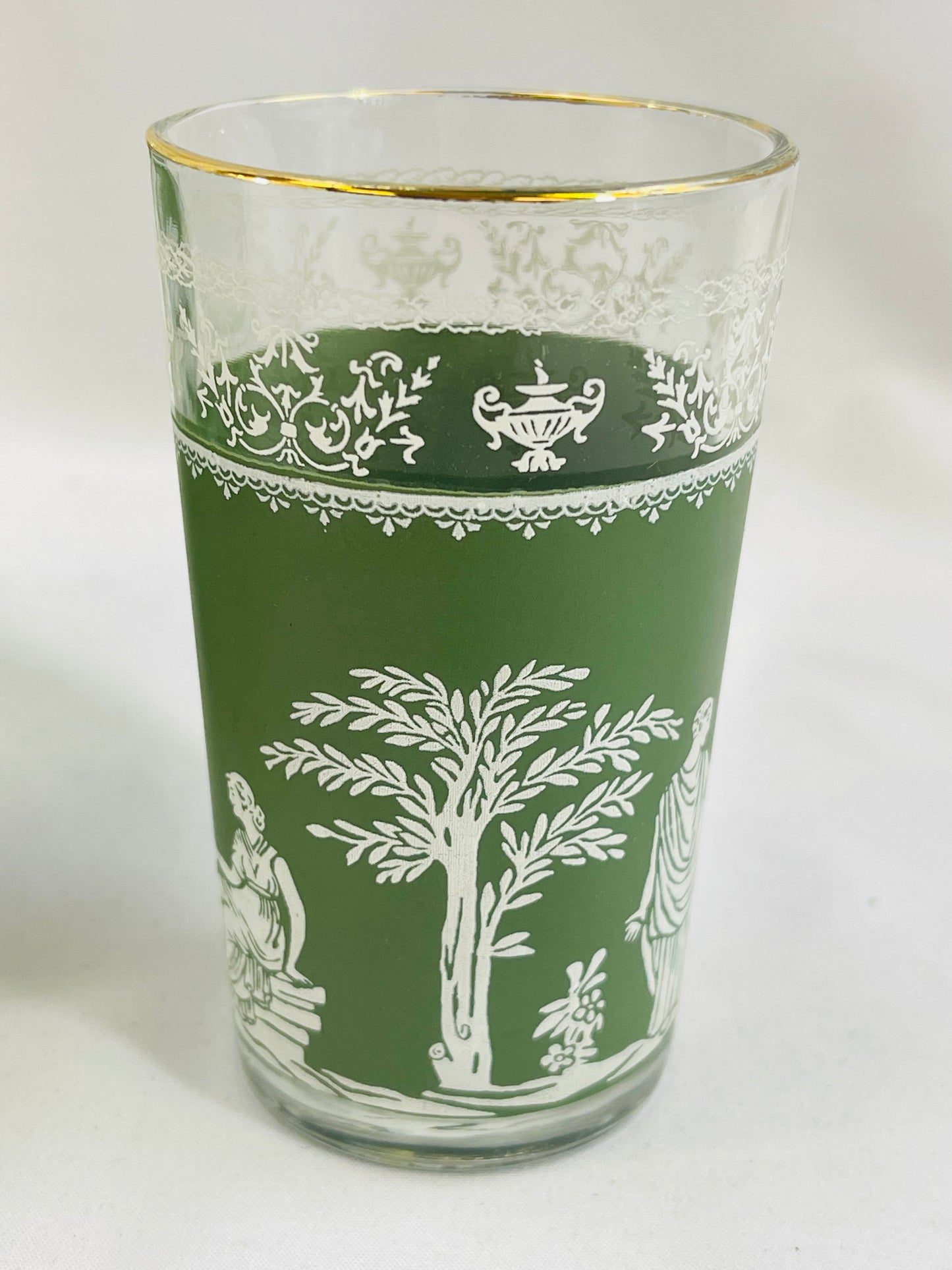 Jeannette Hellenic Ice Bucket & Glasses