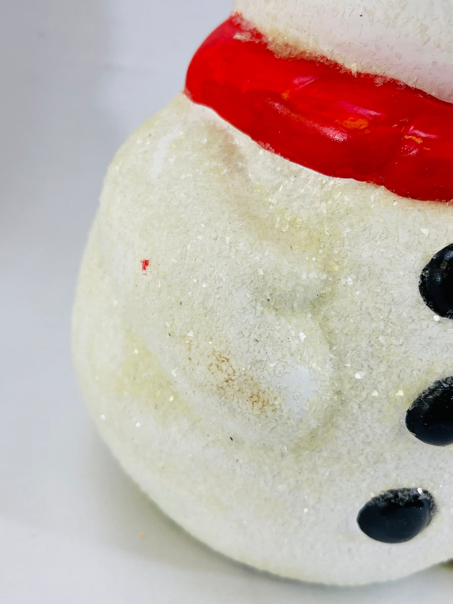 Vintage Snowman With Cute Bird