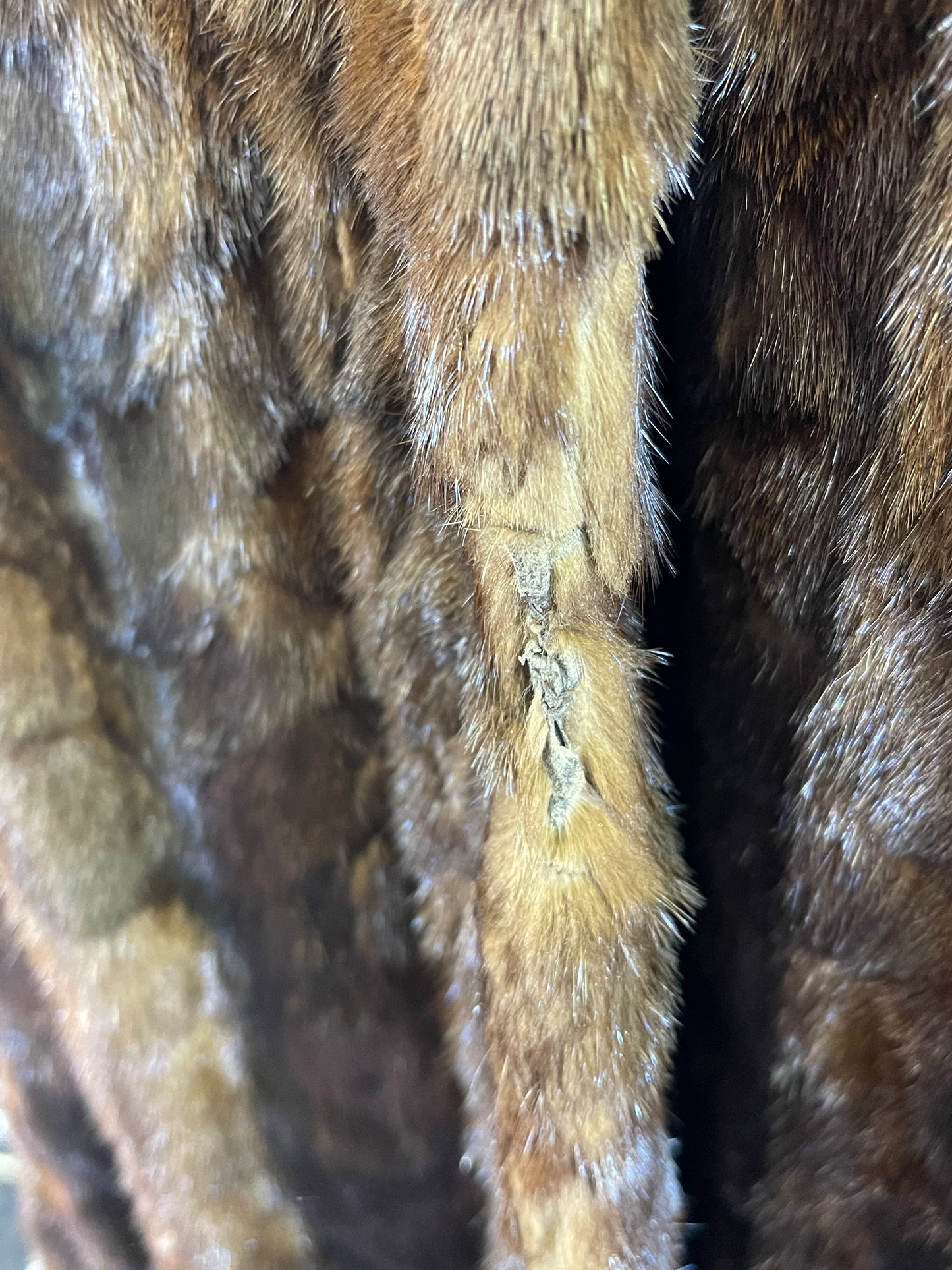 Herringbone Mink Coat