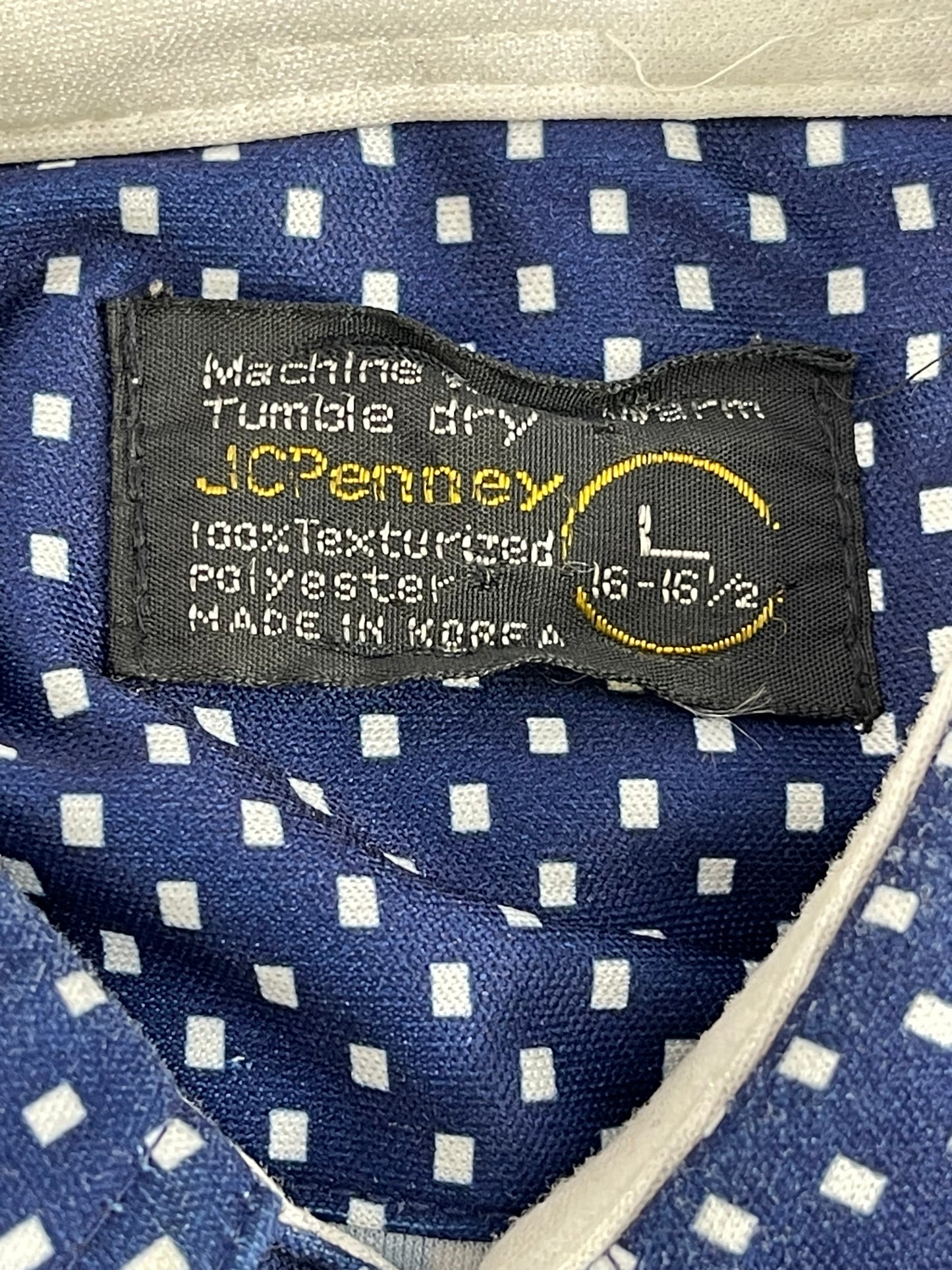 Polyester Blue Short Sleeve Shirt