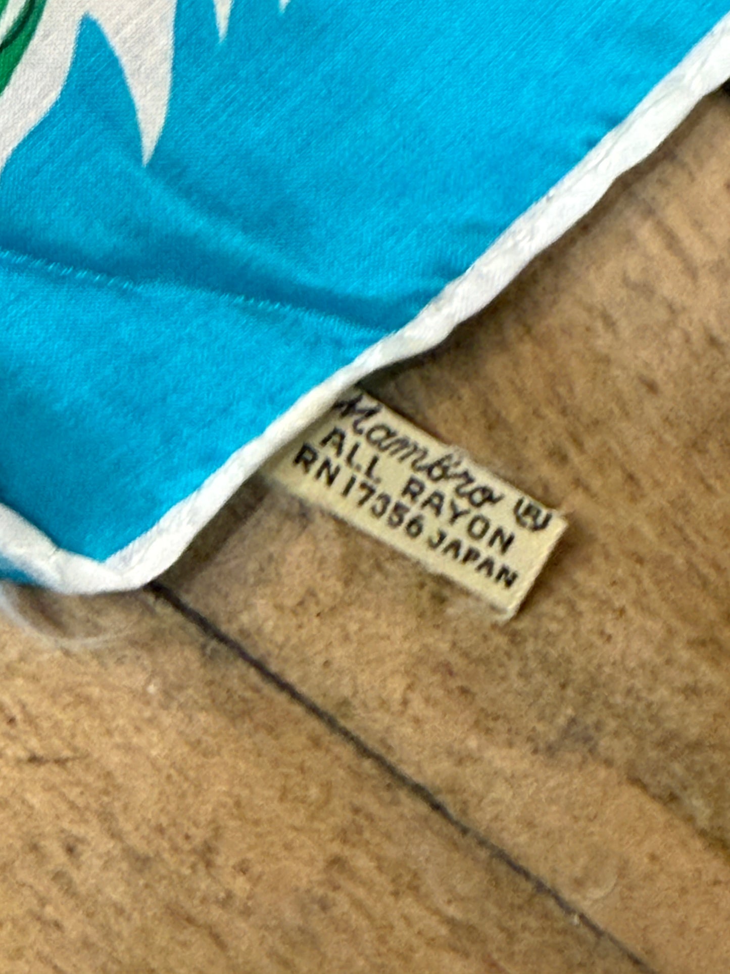 50s Nebraska souvenir scarf