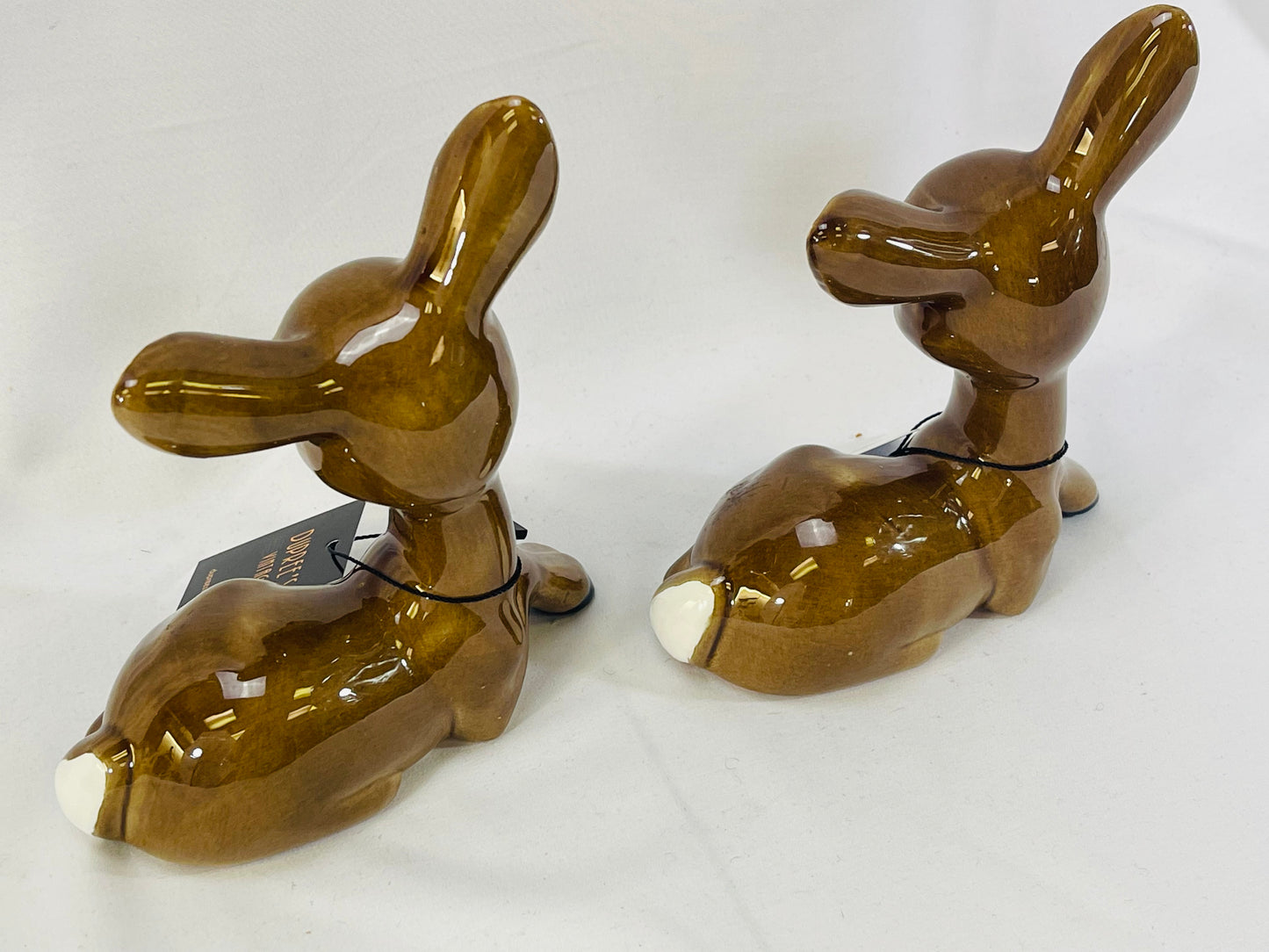 Vintage Duo of Ceramic Deer