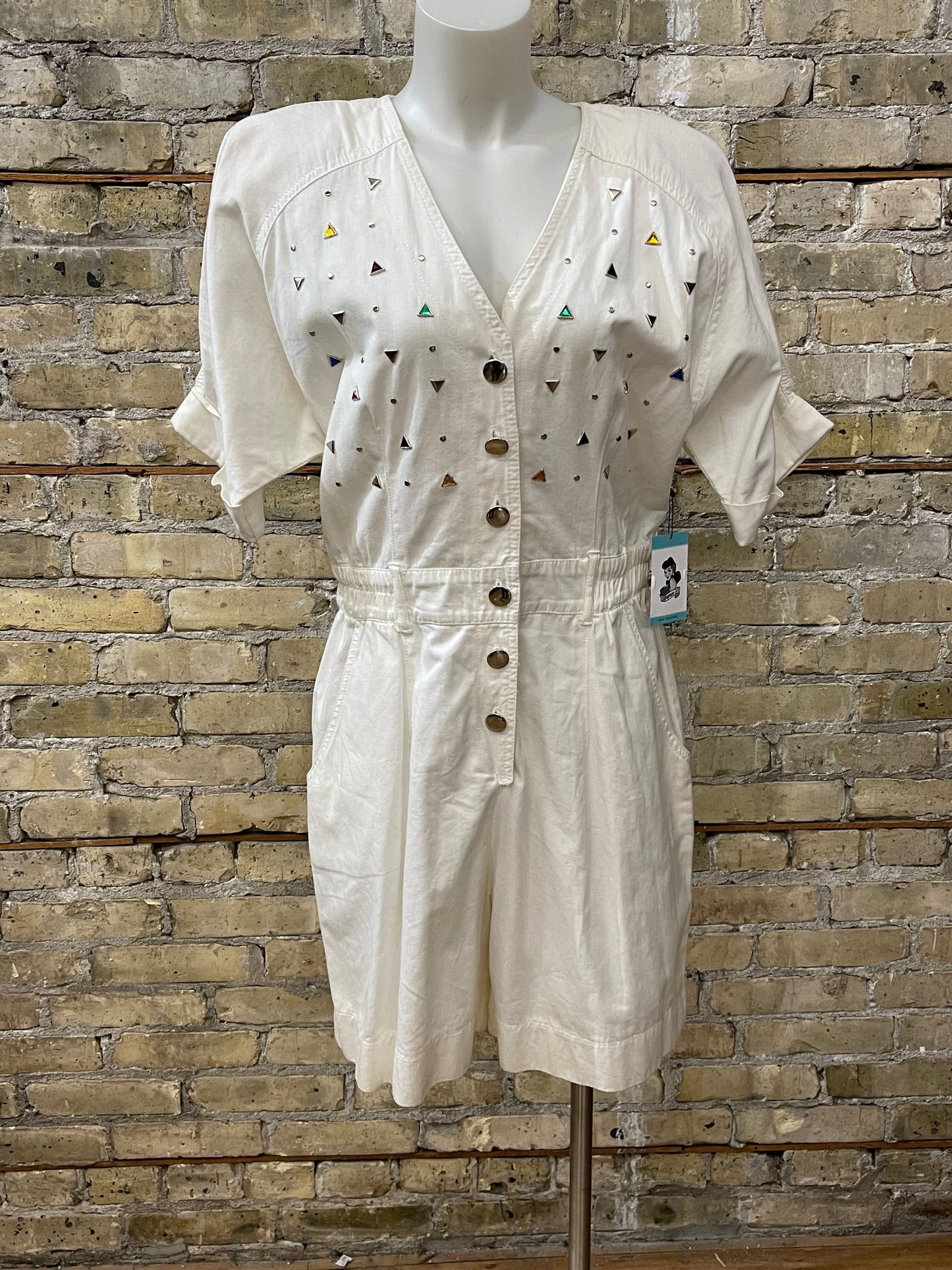 80s Bedazzled Romper - Volup!