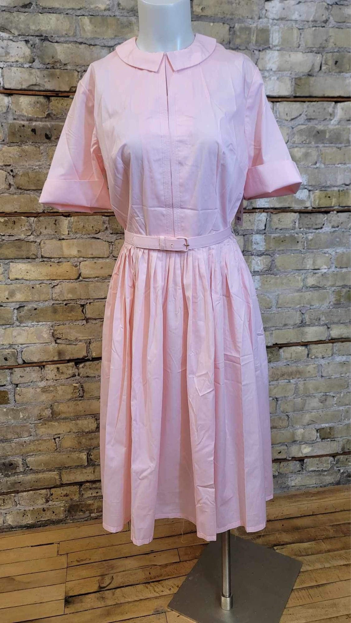 Pink Shirt Dress