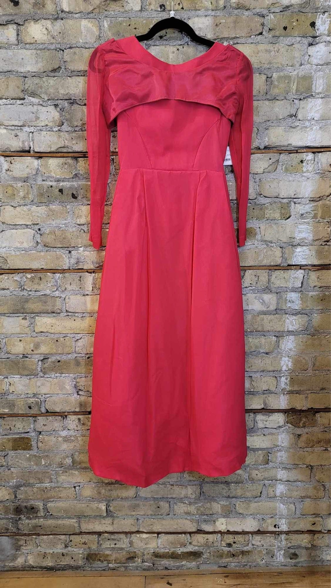 60s Hot Pink Gown