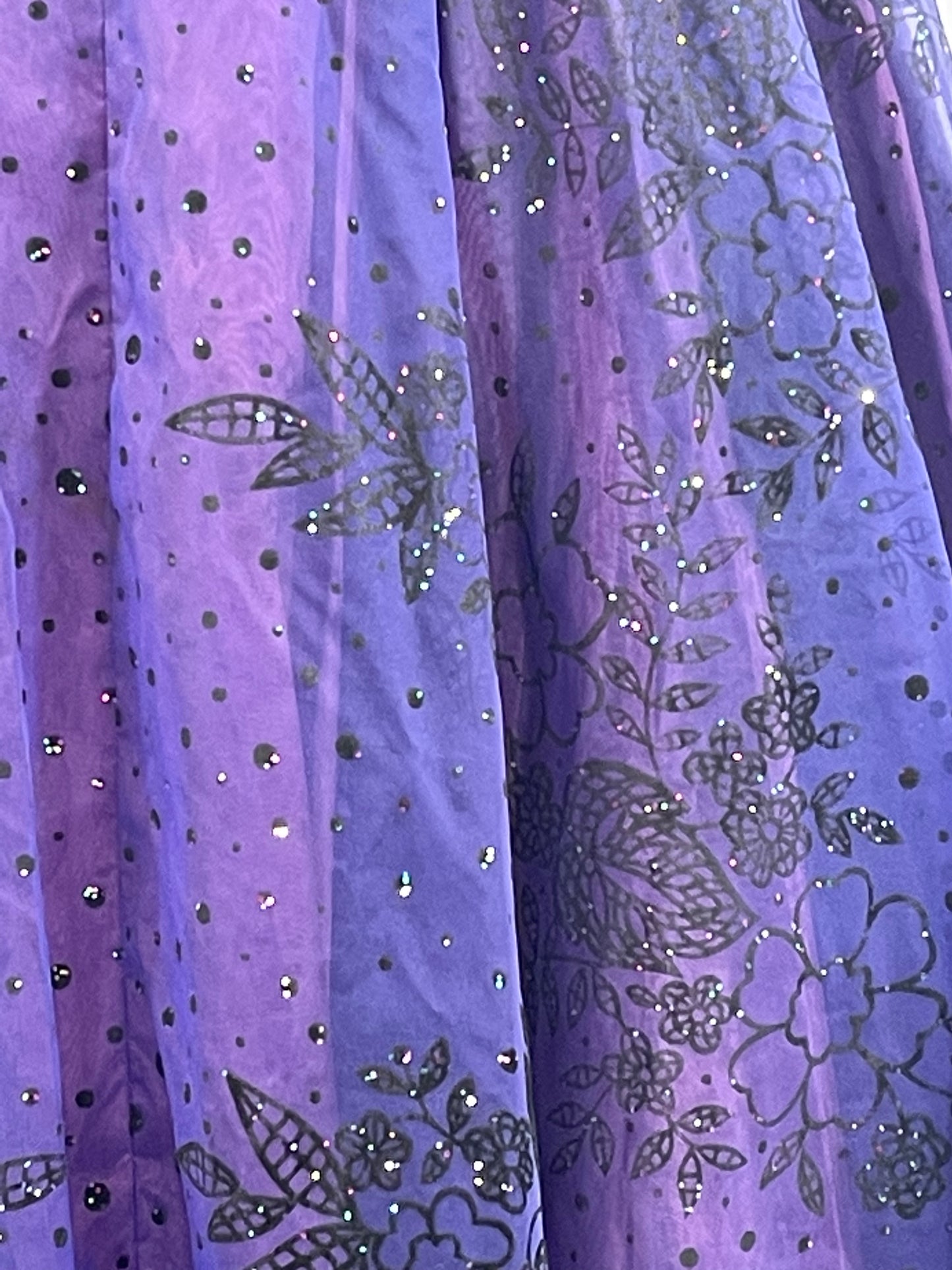 Glorious 50s Vibrant Purple Dress