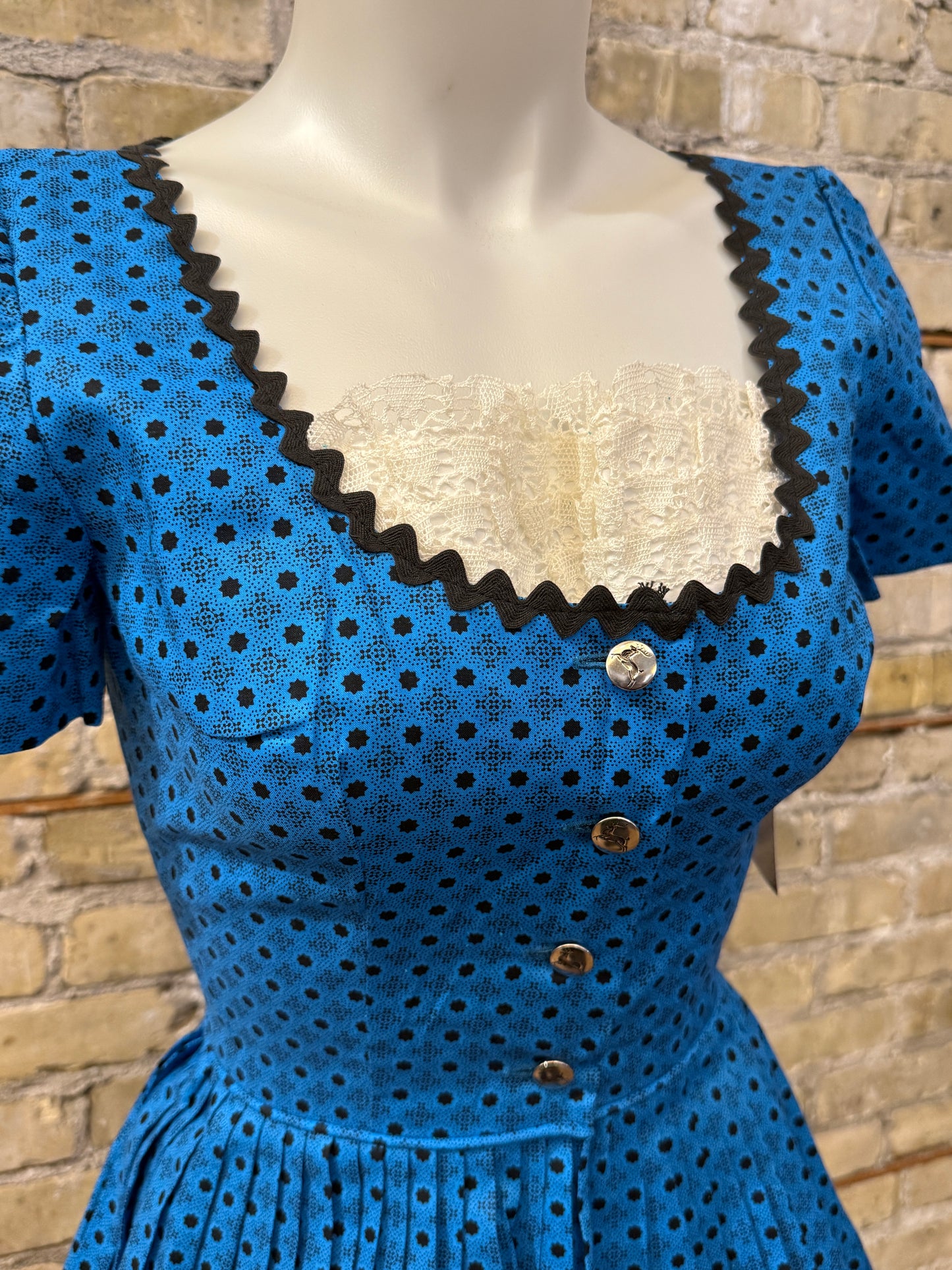 Blue Cotton Day Dress