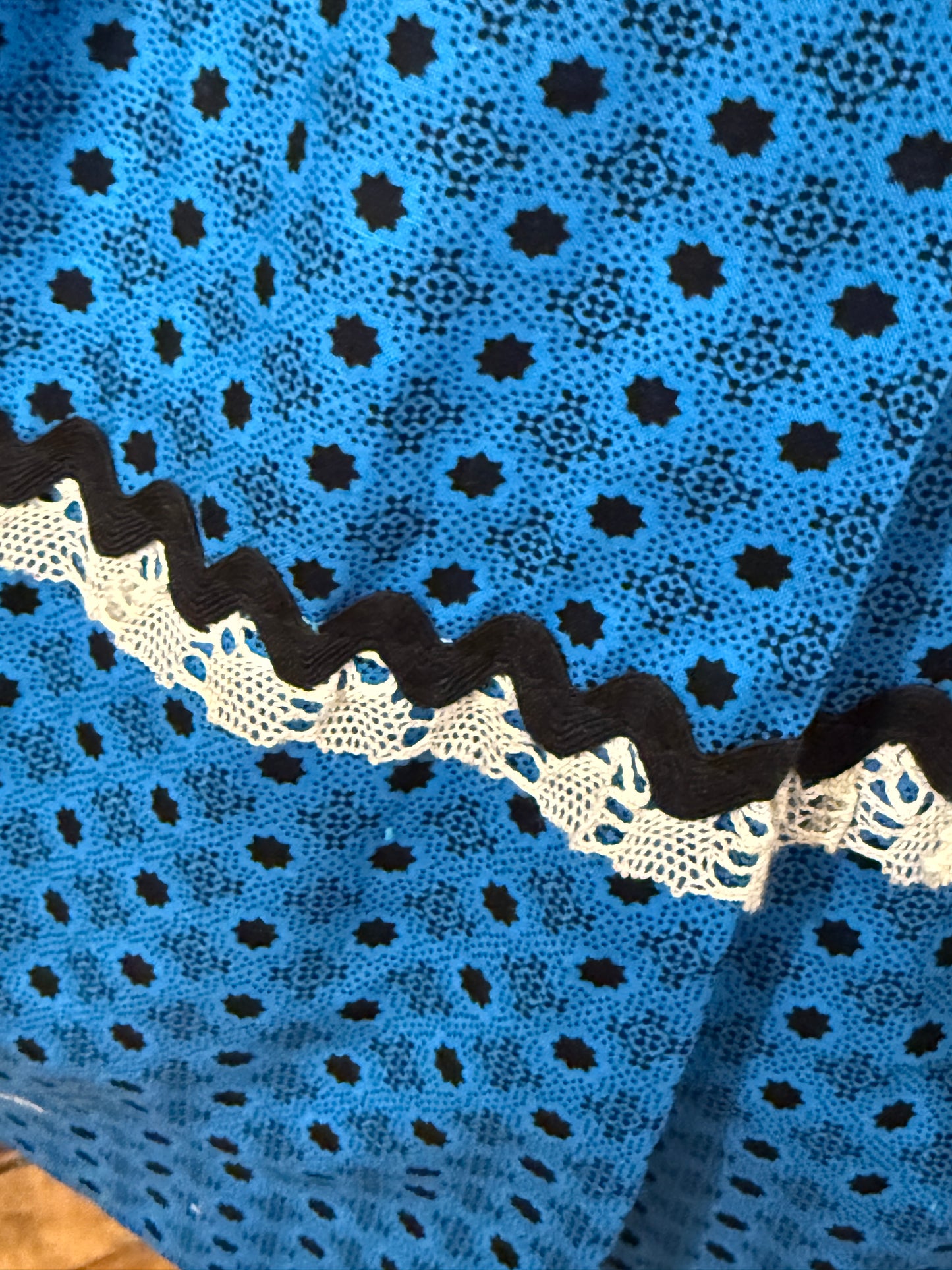 Blue Cotton Day Dress