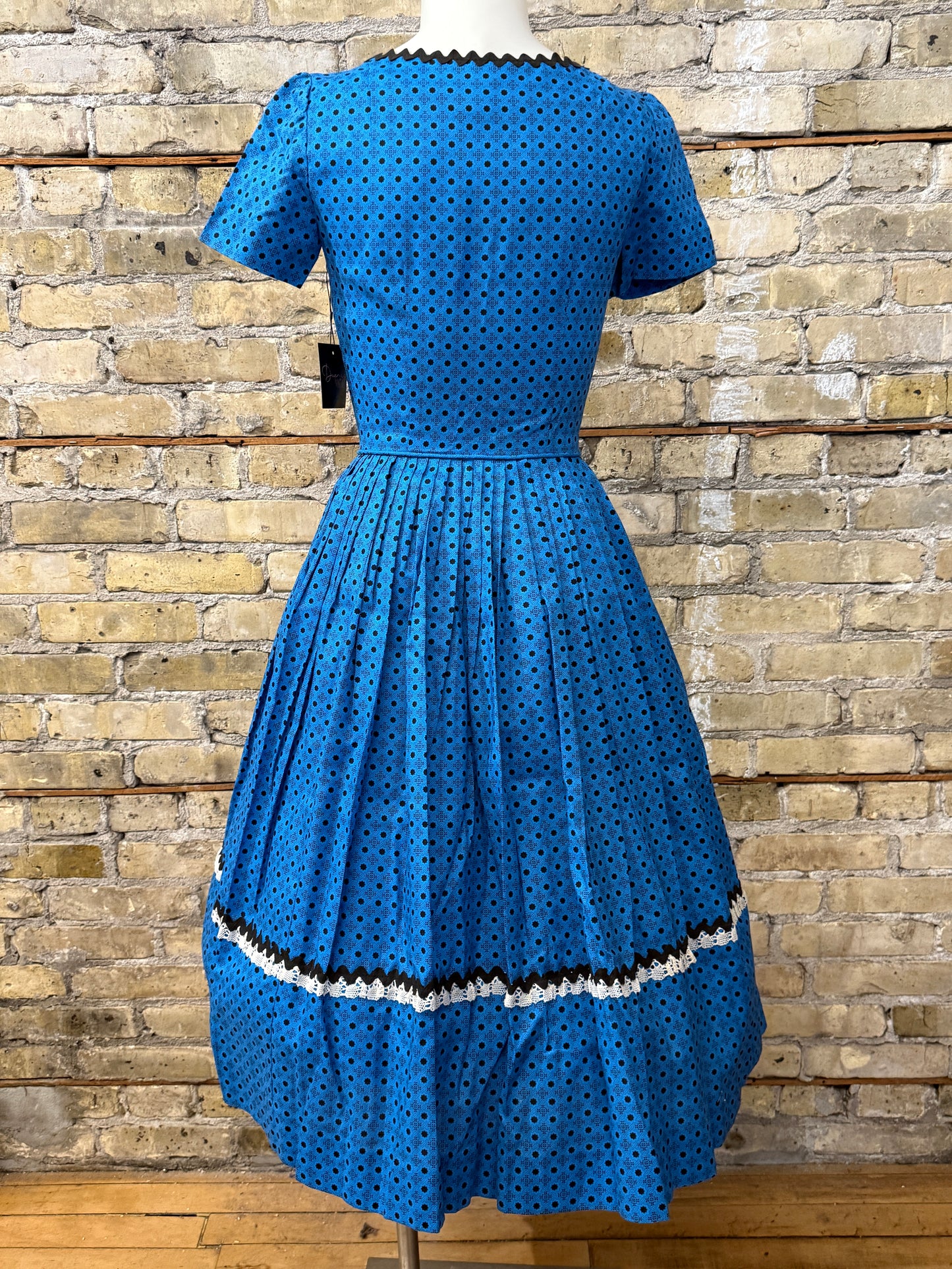 Blue Cotton Day Dress
