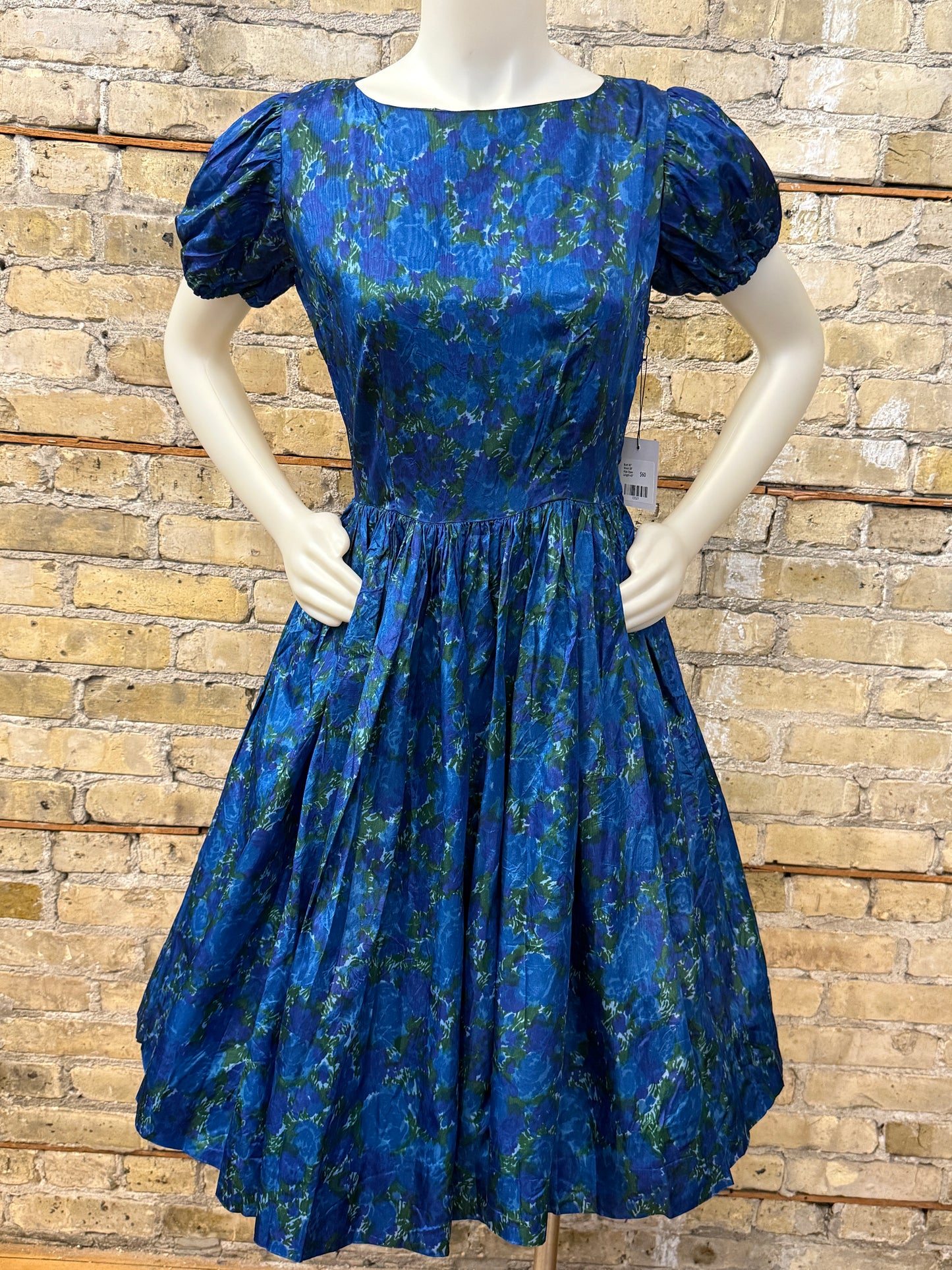 Blue Floral Dress