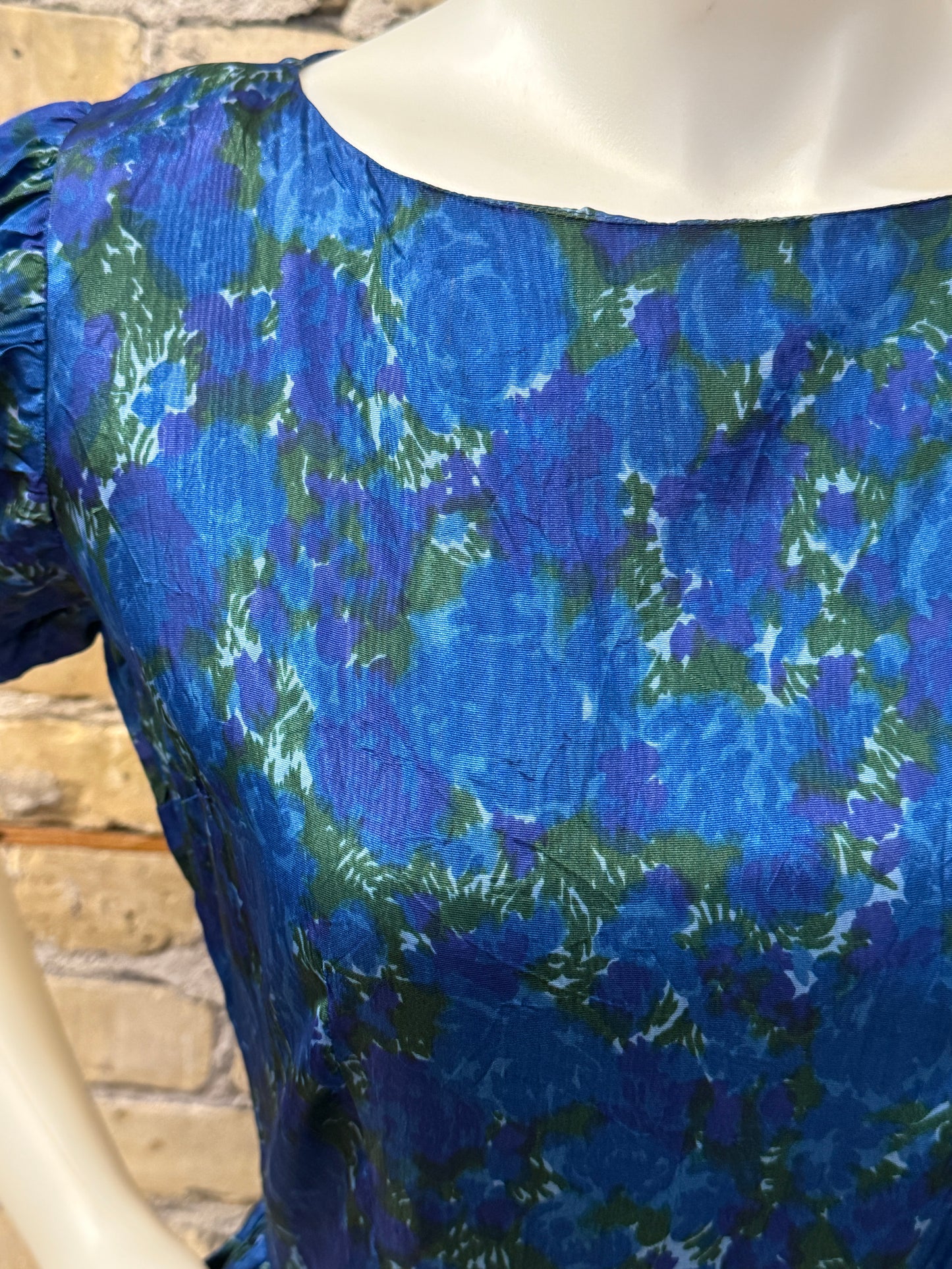 Blue Floral Dress