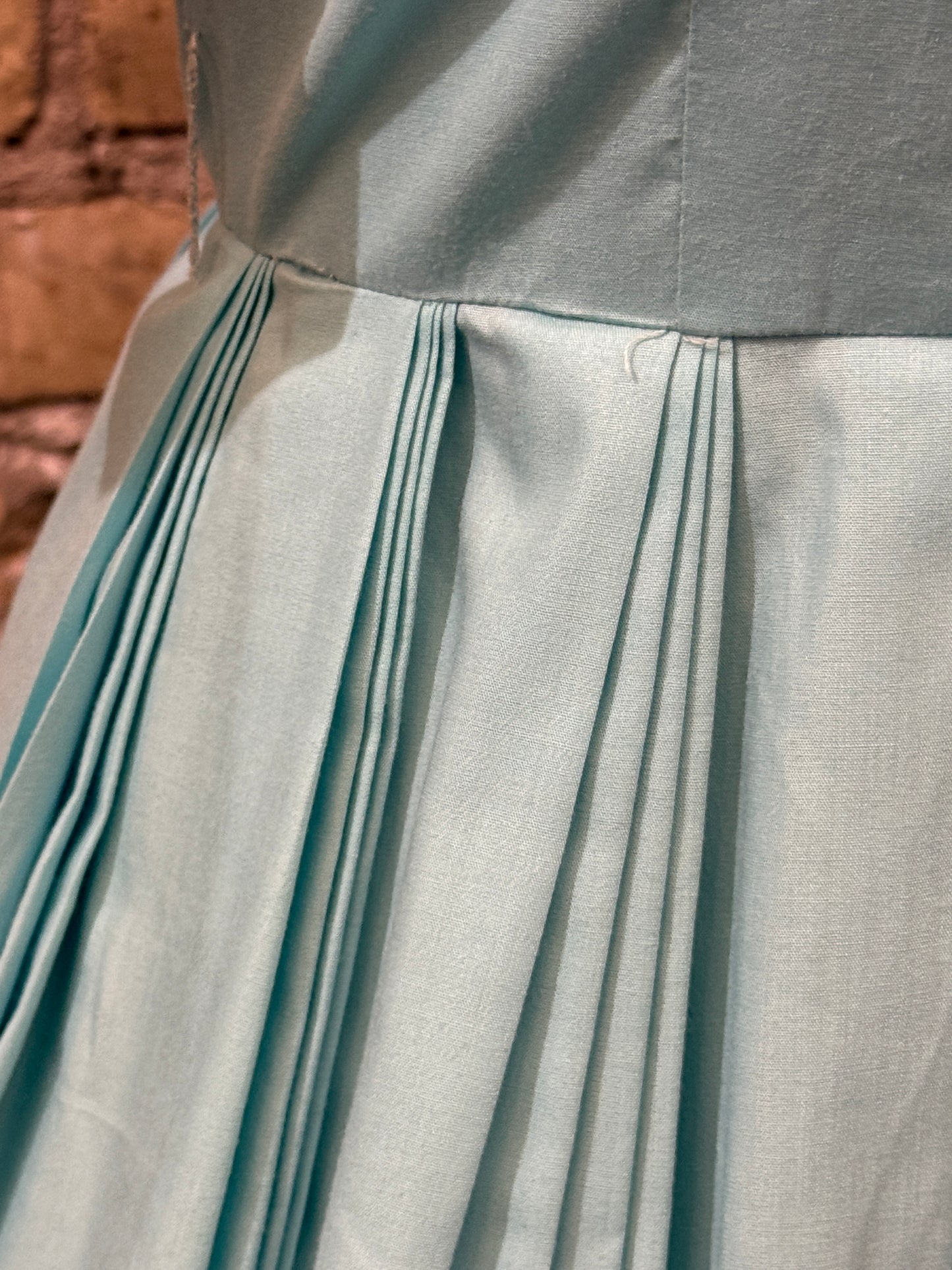 Blue Cotton Day Dress