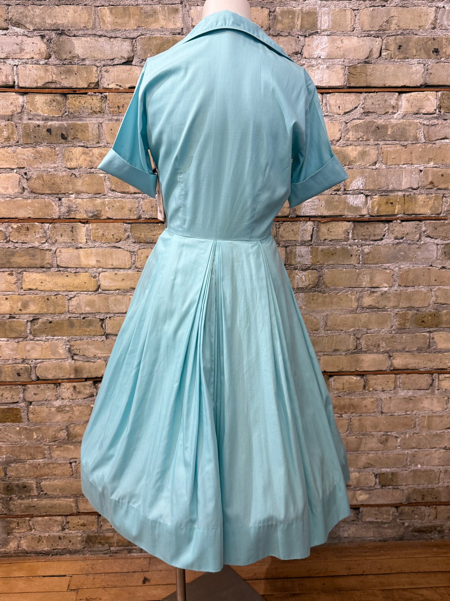 Blue Cotton Day Dress