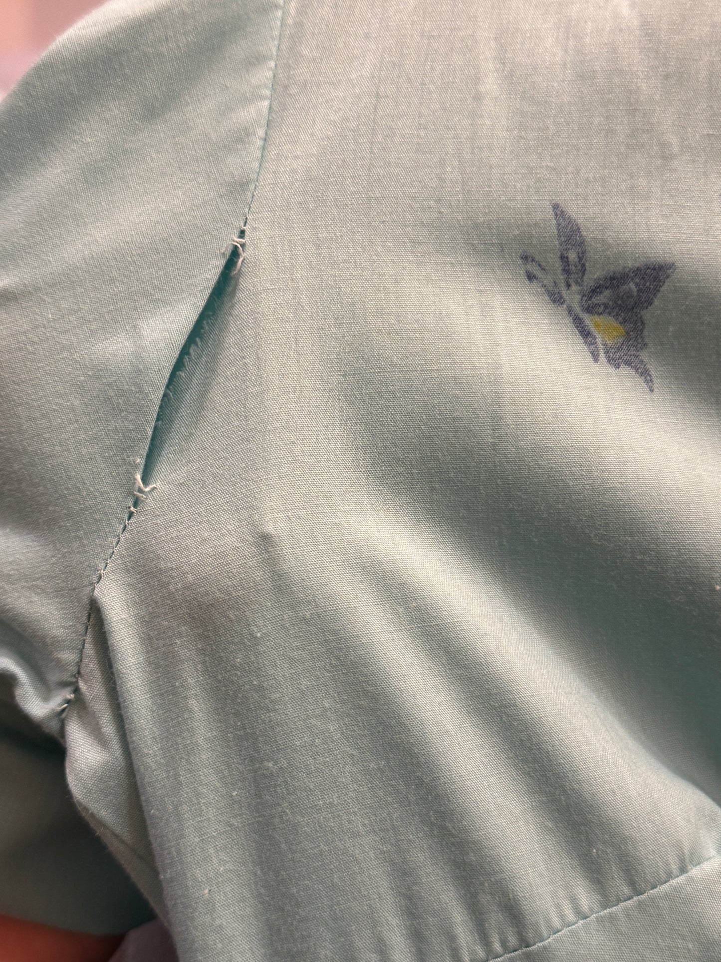 Blue Cotton Day Dress