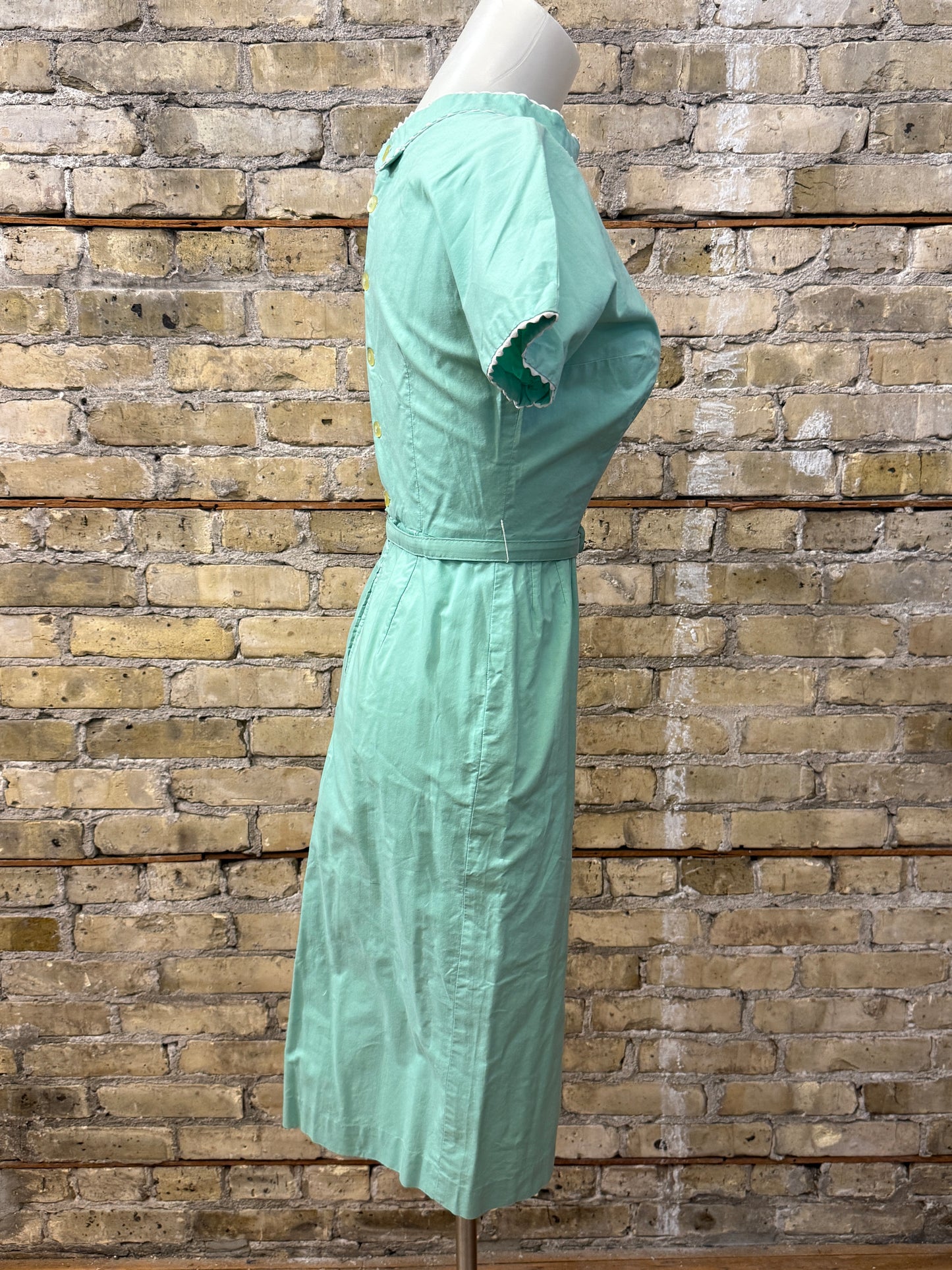 50s Mint Green Day Dress