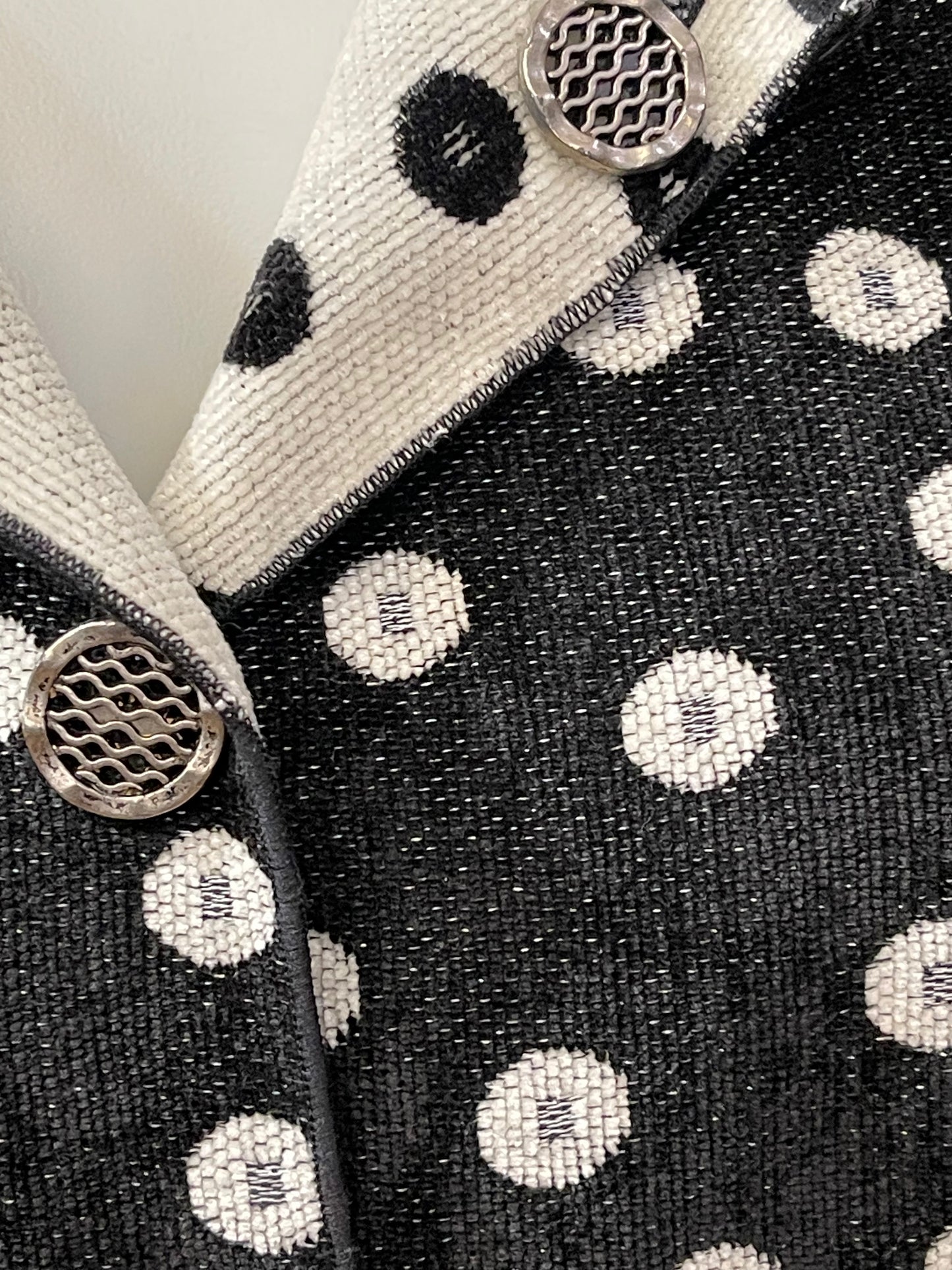80s Black & White Reversible Jacket